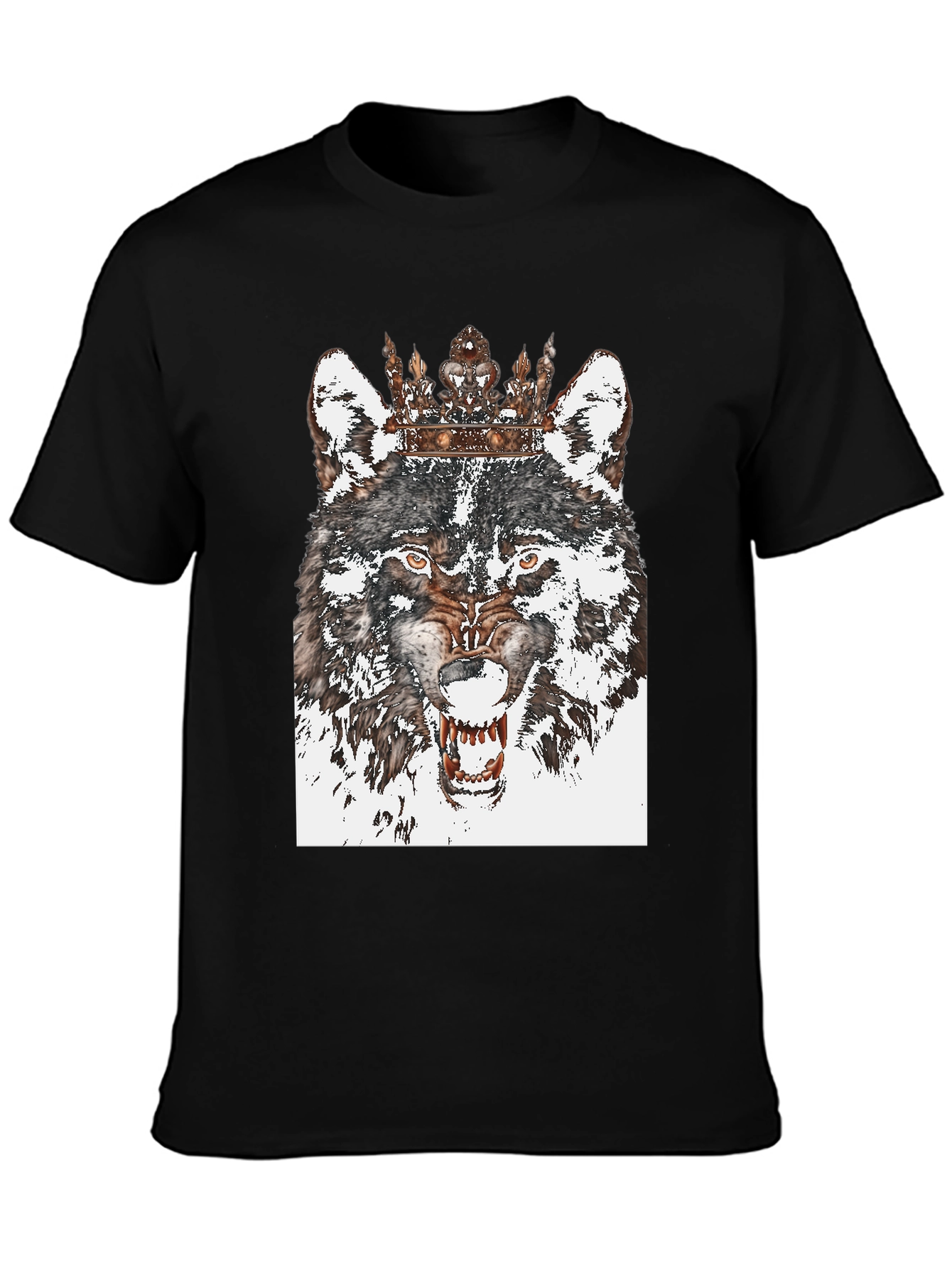 Wolf King Graphic Tee - Bold Statement Shirt
