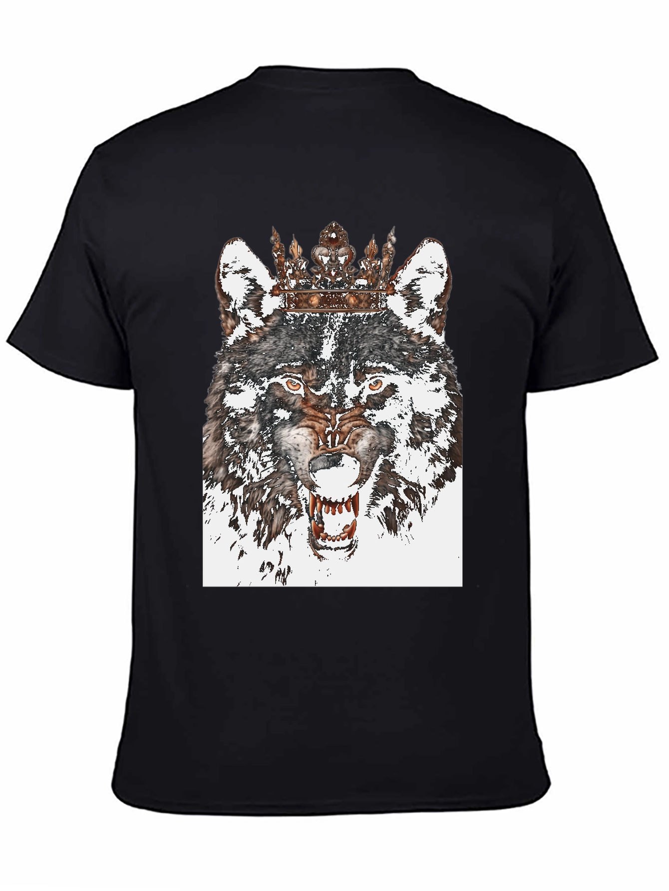Wolf King Graphic Tee - Bold Statement Shirt