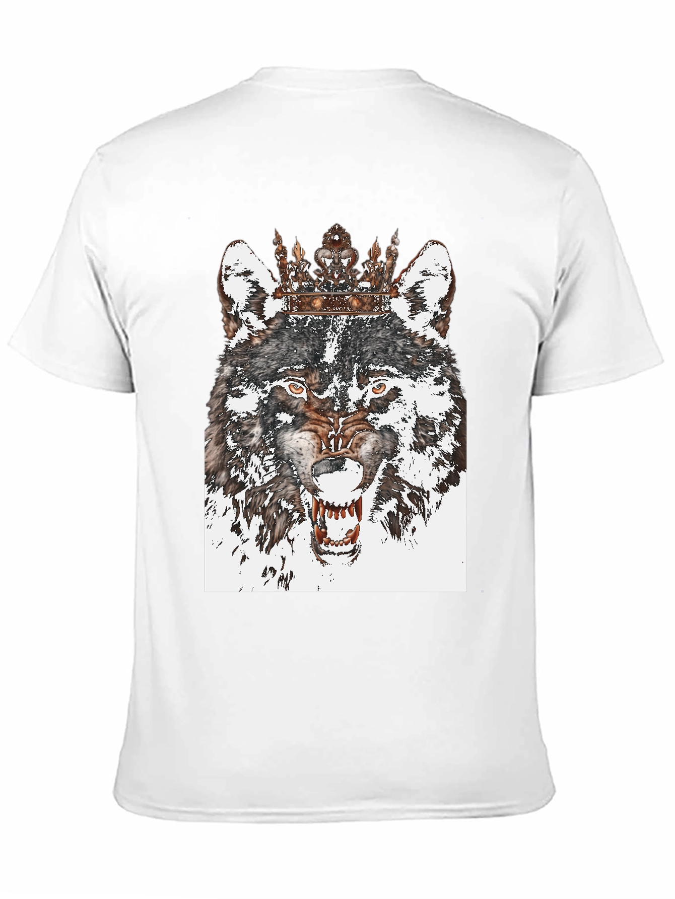 Wolf King Graphic Tee - Bold Statement Shirt