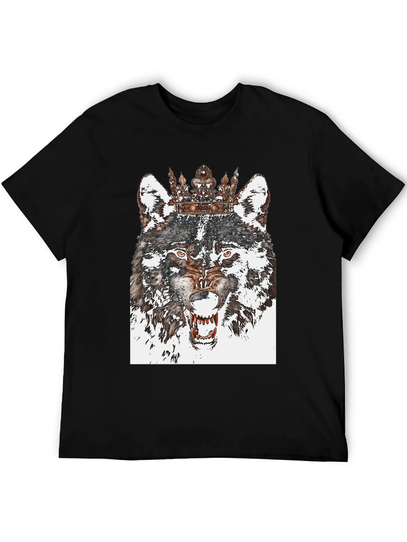 Wolf King Graphic Tee - Bold Statement Shirt