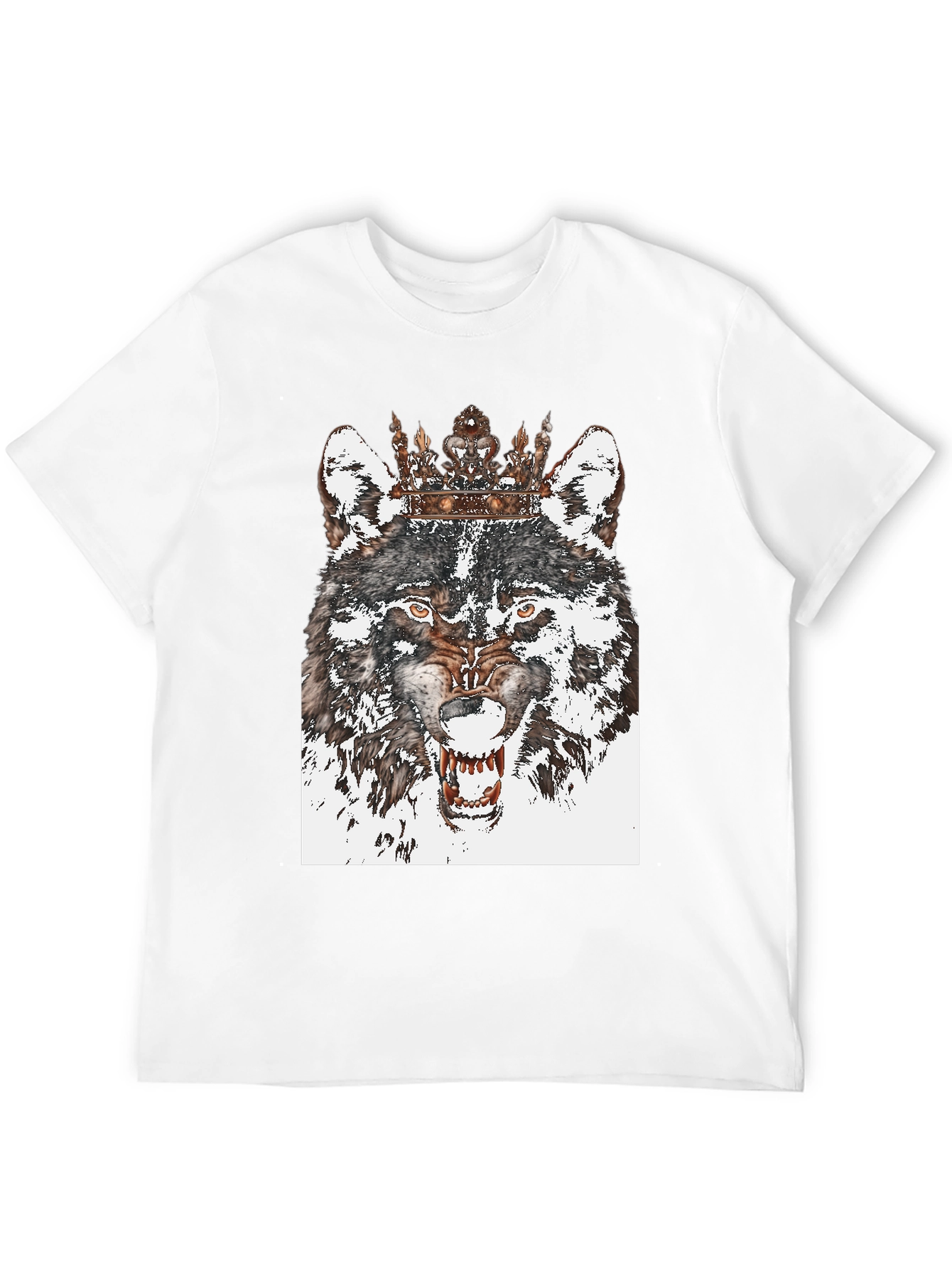 Wolf King Graphic Tee - Bold Statement Shirt