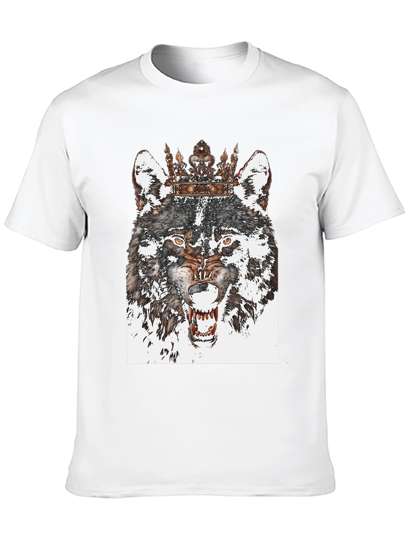 Wolf King Graphic Tee - Bold Statement Shirt