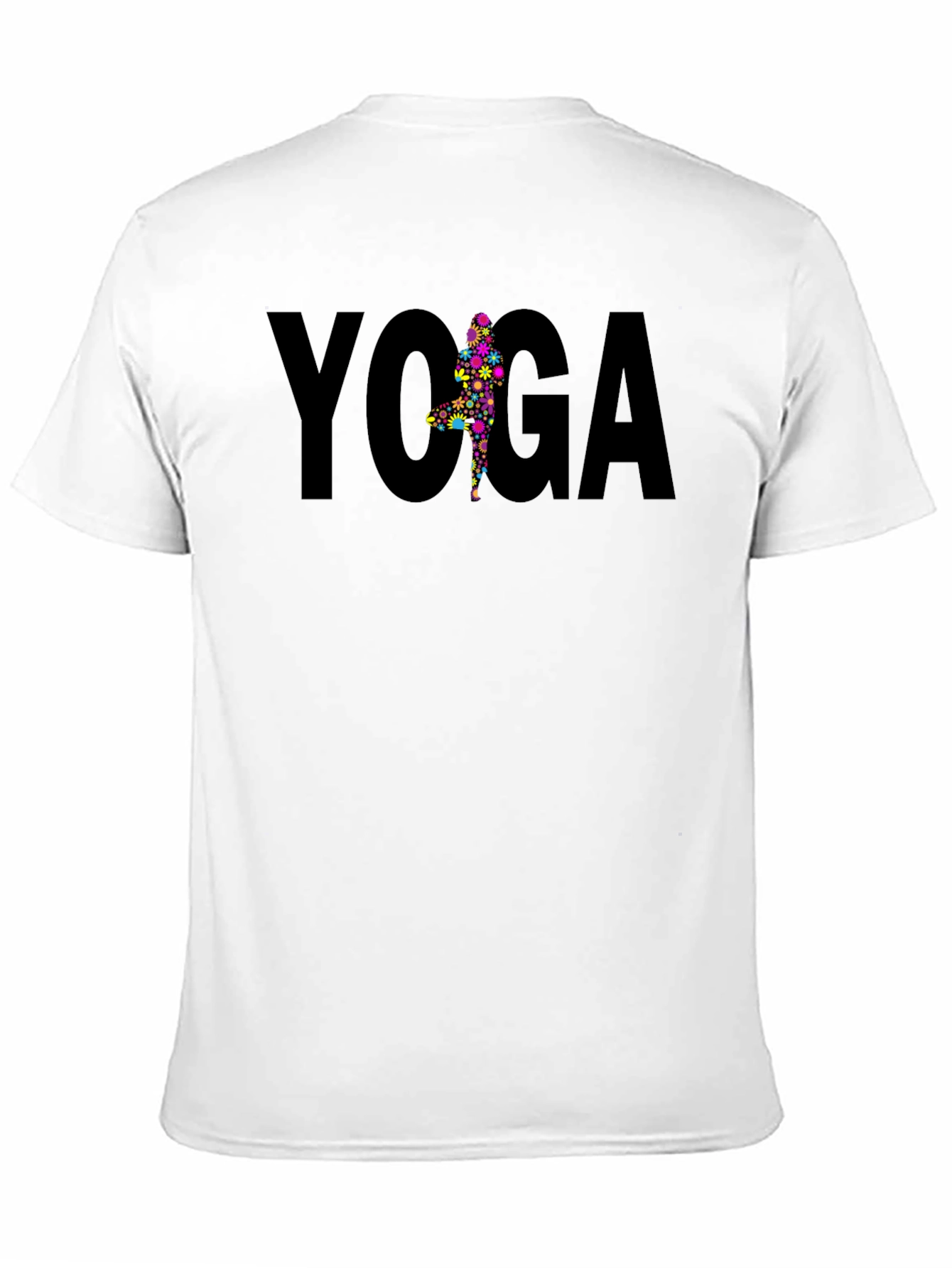 Yoga Pose Black Tee