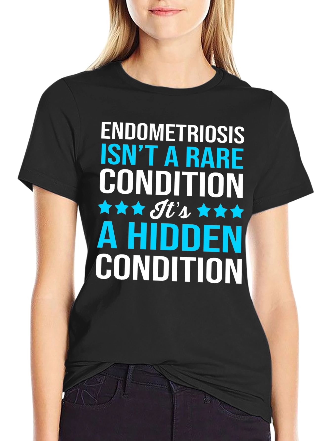 Endometriosis Awareness T-Shirt - Hidden Condition Tee