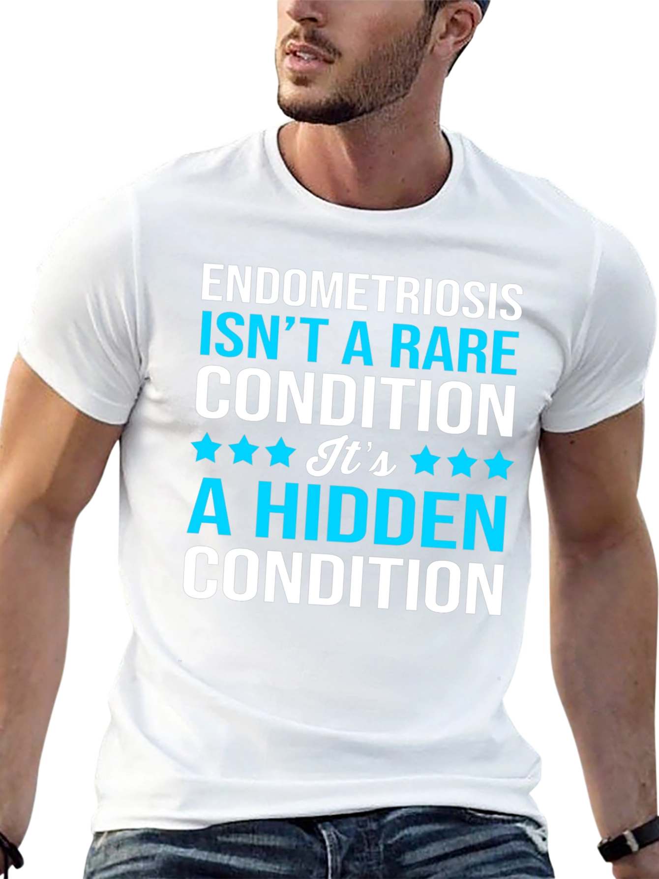 Endometriosis Awareness T-Shirt - Hidden Condition Tee