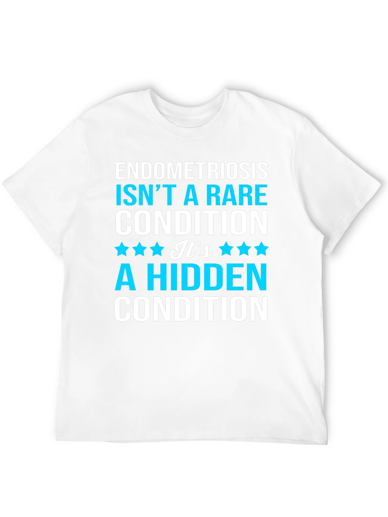 Endometriosis Awareness T-Shirt - Hidden Condition Tee