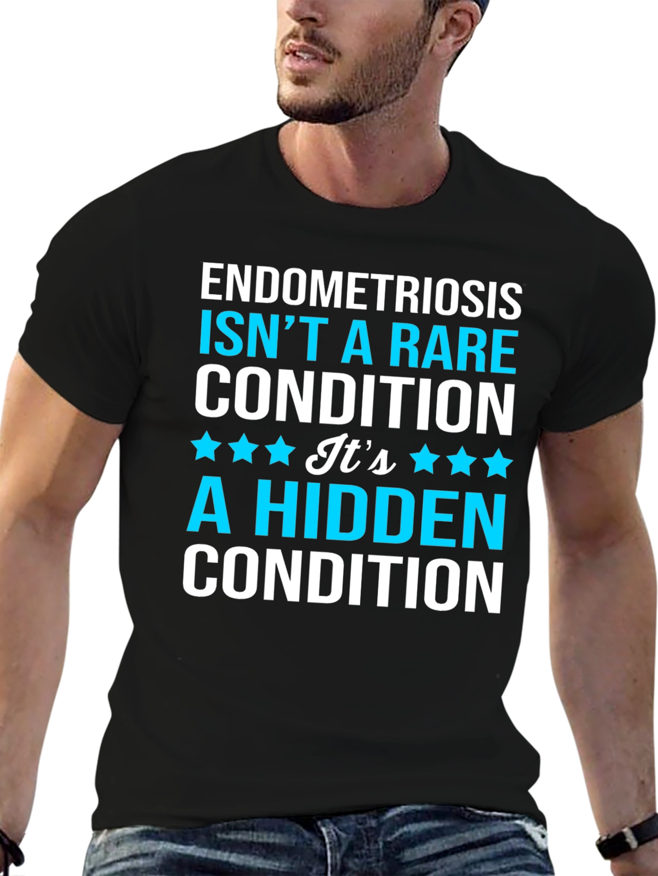 Endometriosis Awareness T-Shirt - Hidden Condition Tee