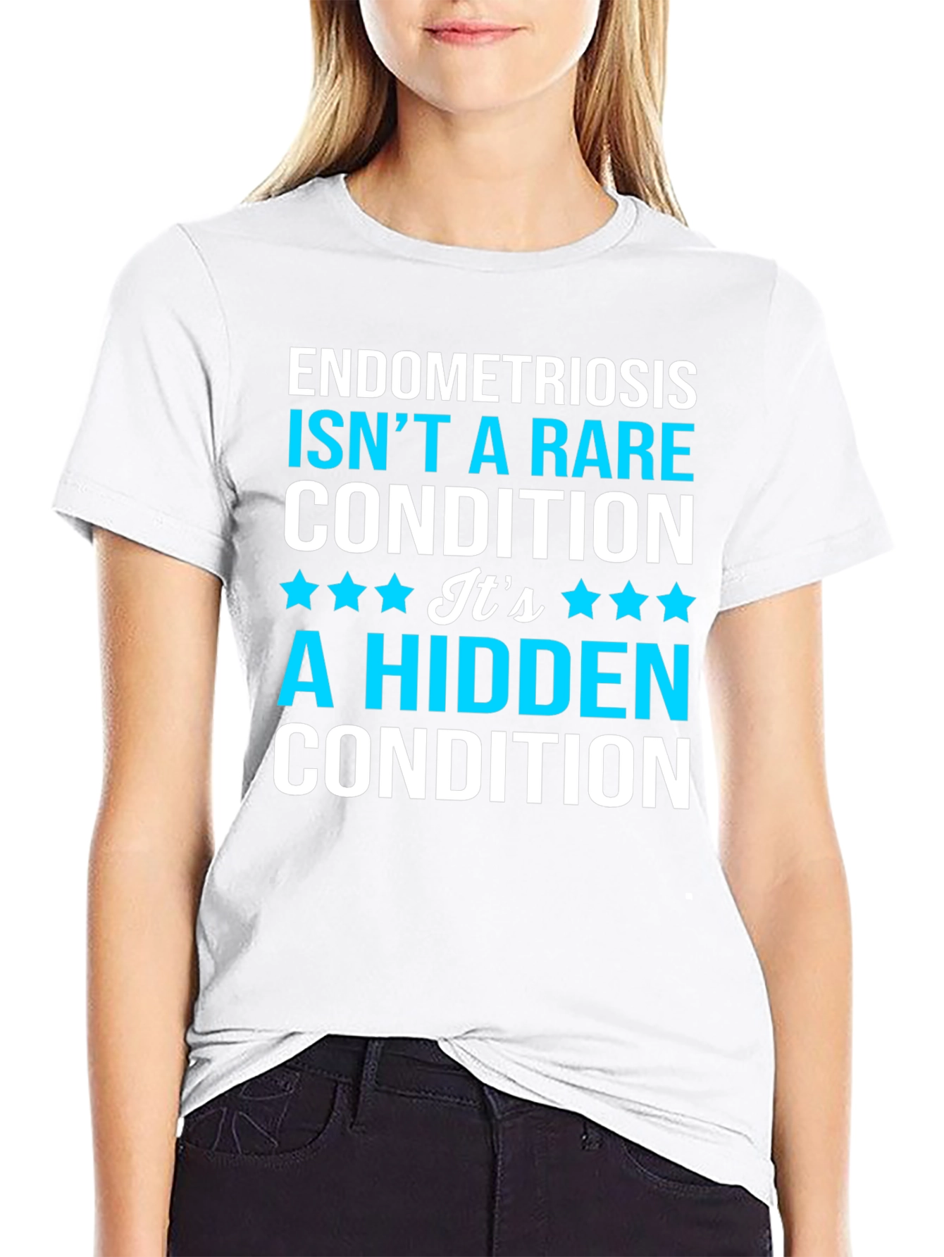 Endometriosis Awareness T-Shirt - Hidden Condition Tee