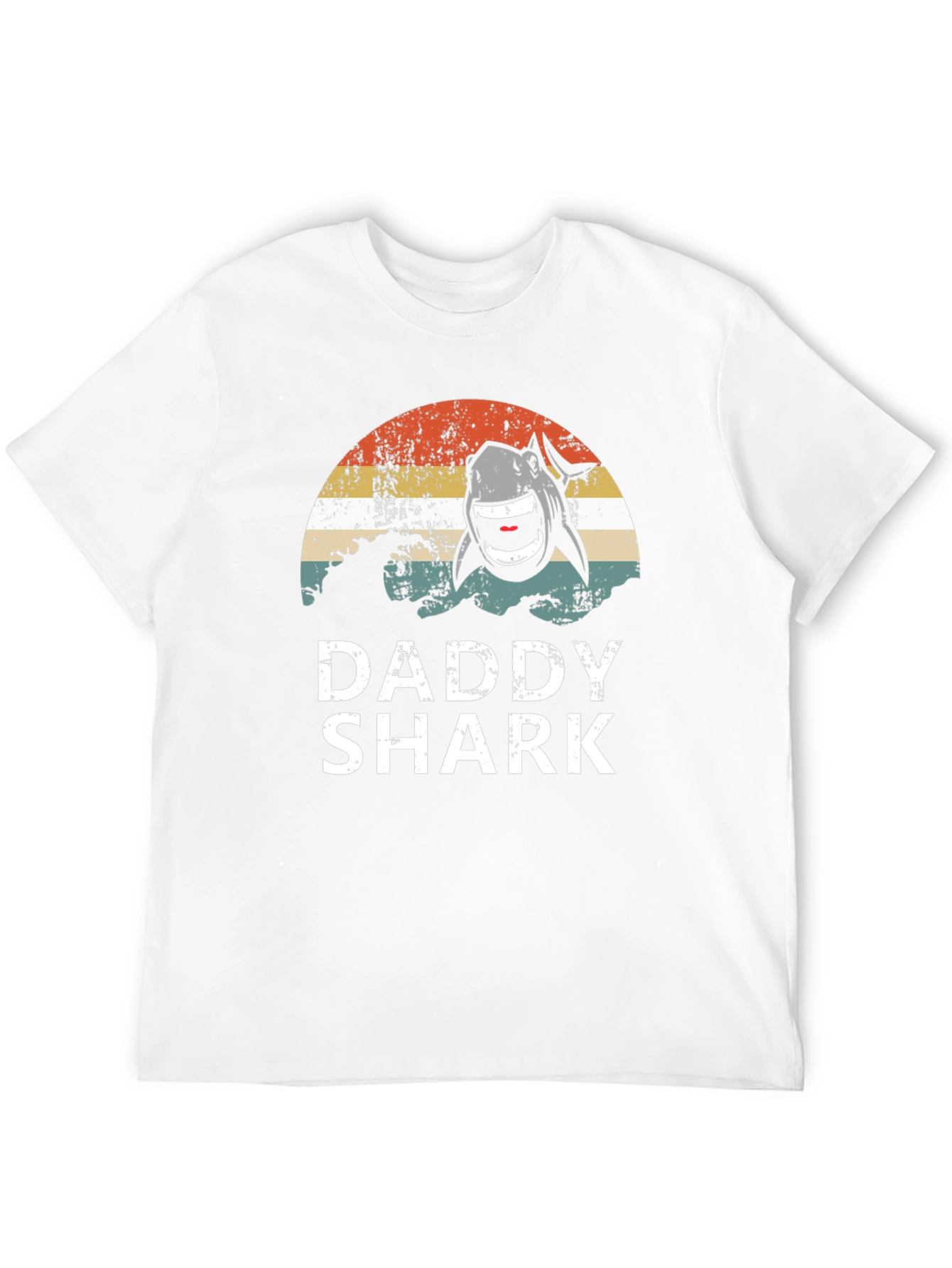 Daddy Shark Graphic T-Shirt - Black