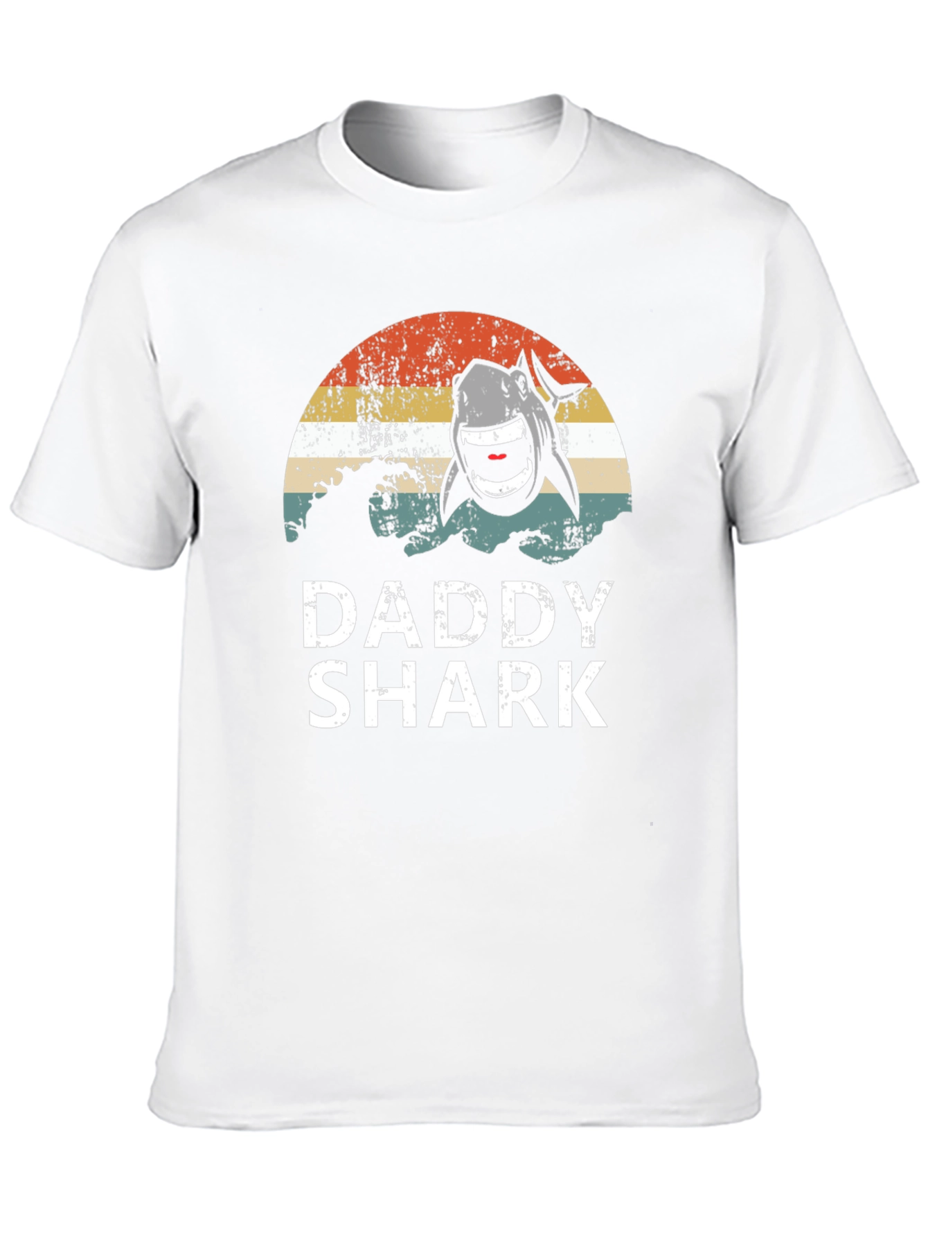 Daddy Shark Graphic T-Shirt - Black