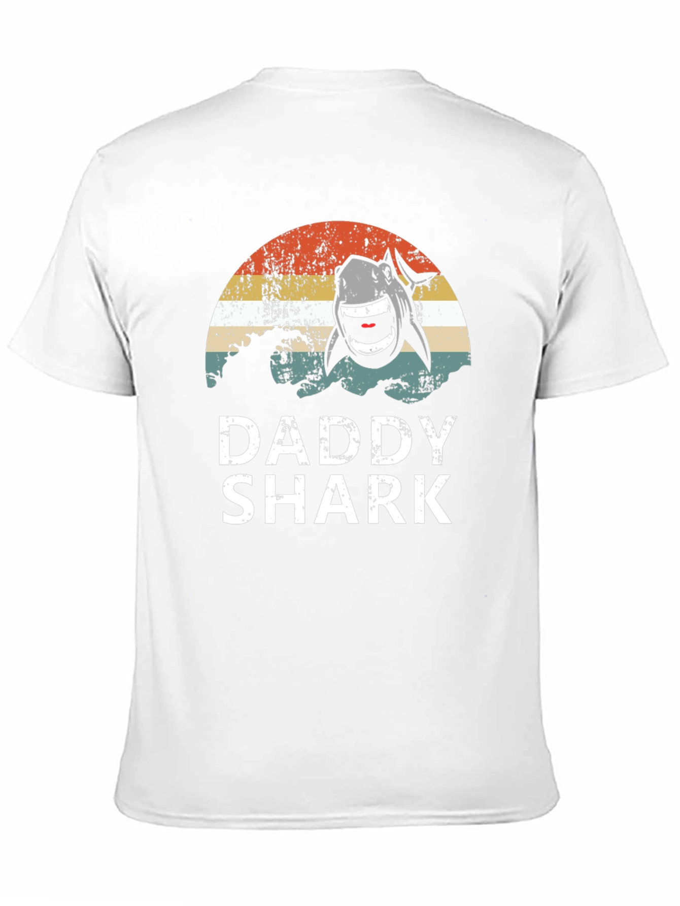 Daddy Shark Graphic T-Shirt - Black