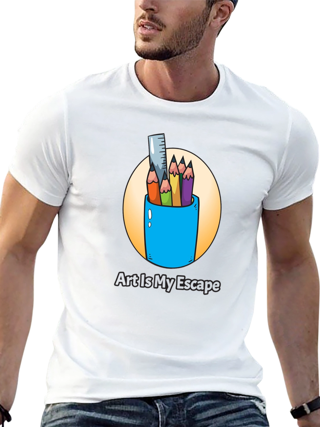 Art by My Escape T-Shirt - Creative Design
