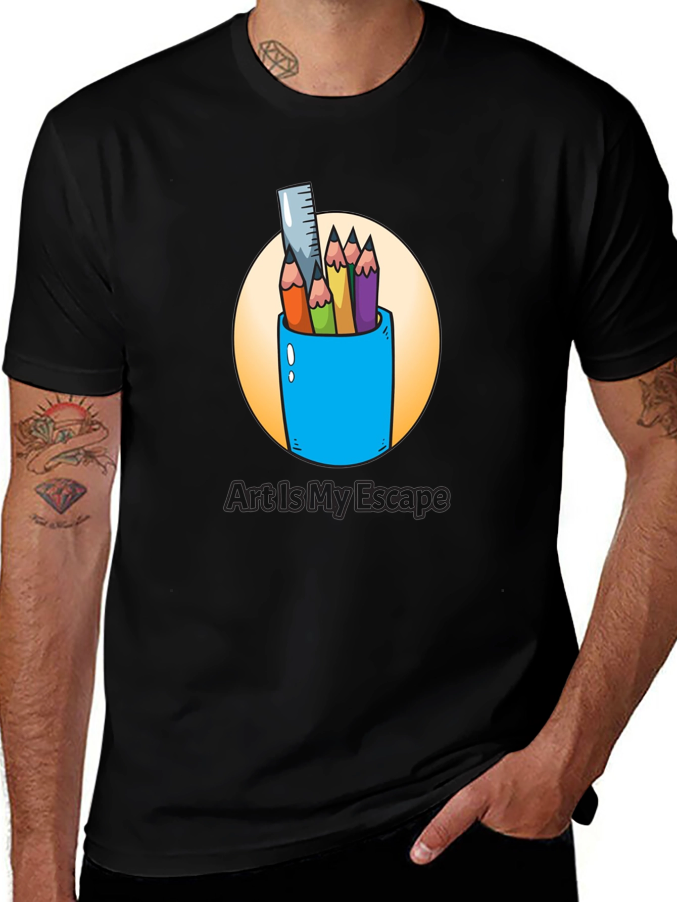 Art by My Escape T-Shirt - Creative Design