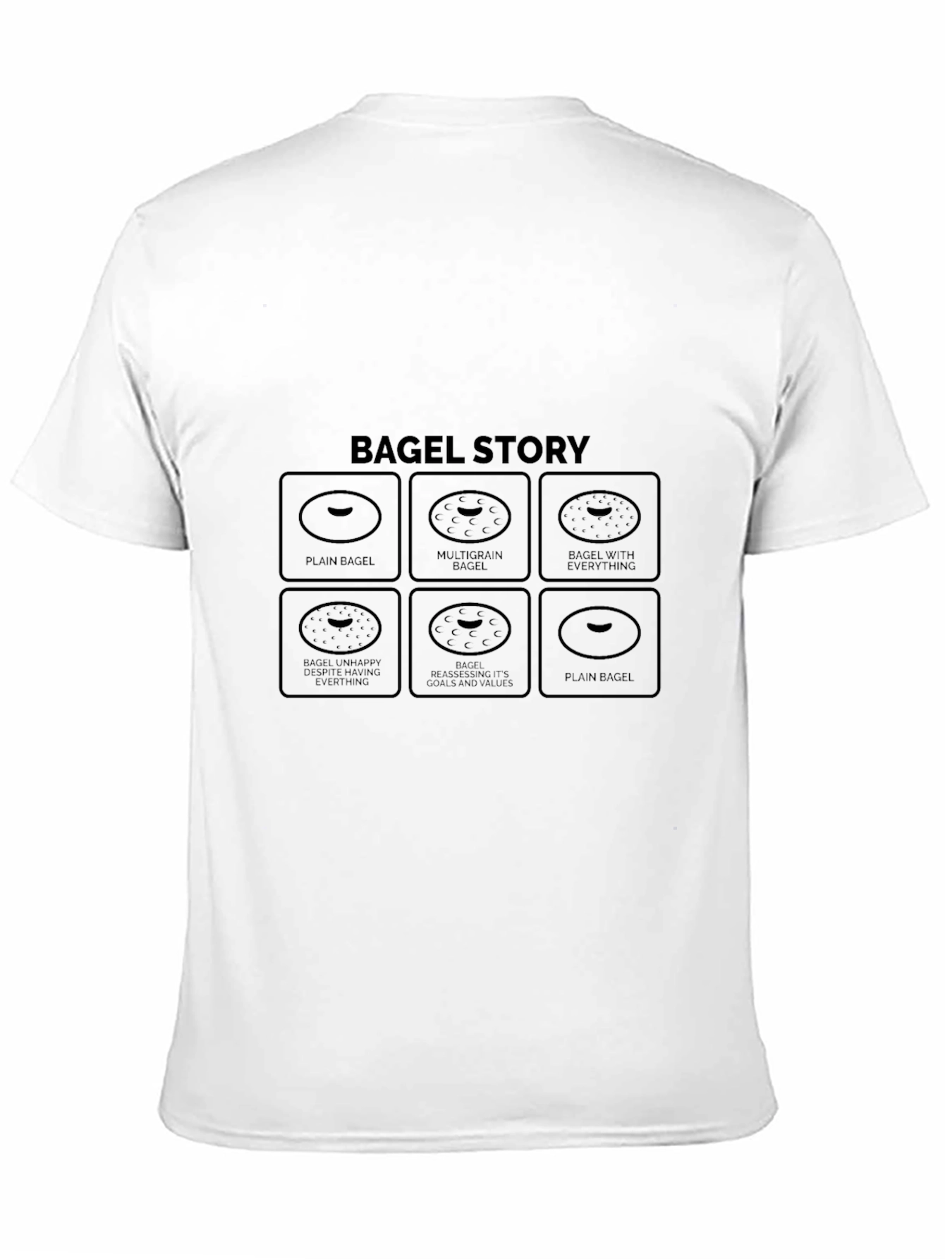 Bagel Story T-Shirt - Funny Foodie Tee