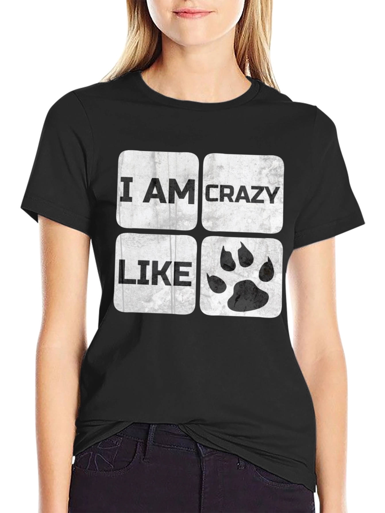 Crazy Like T-Shirt | Funny Animal Paw Tee