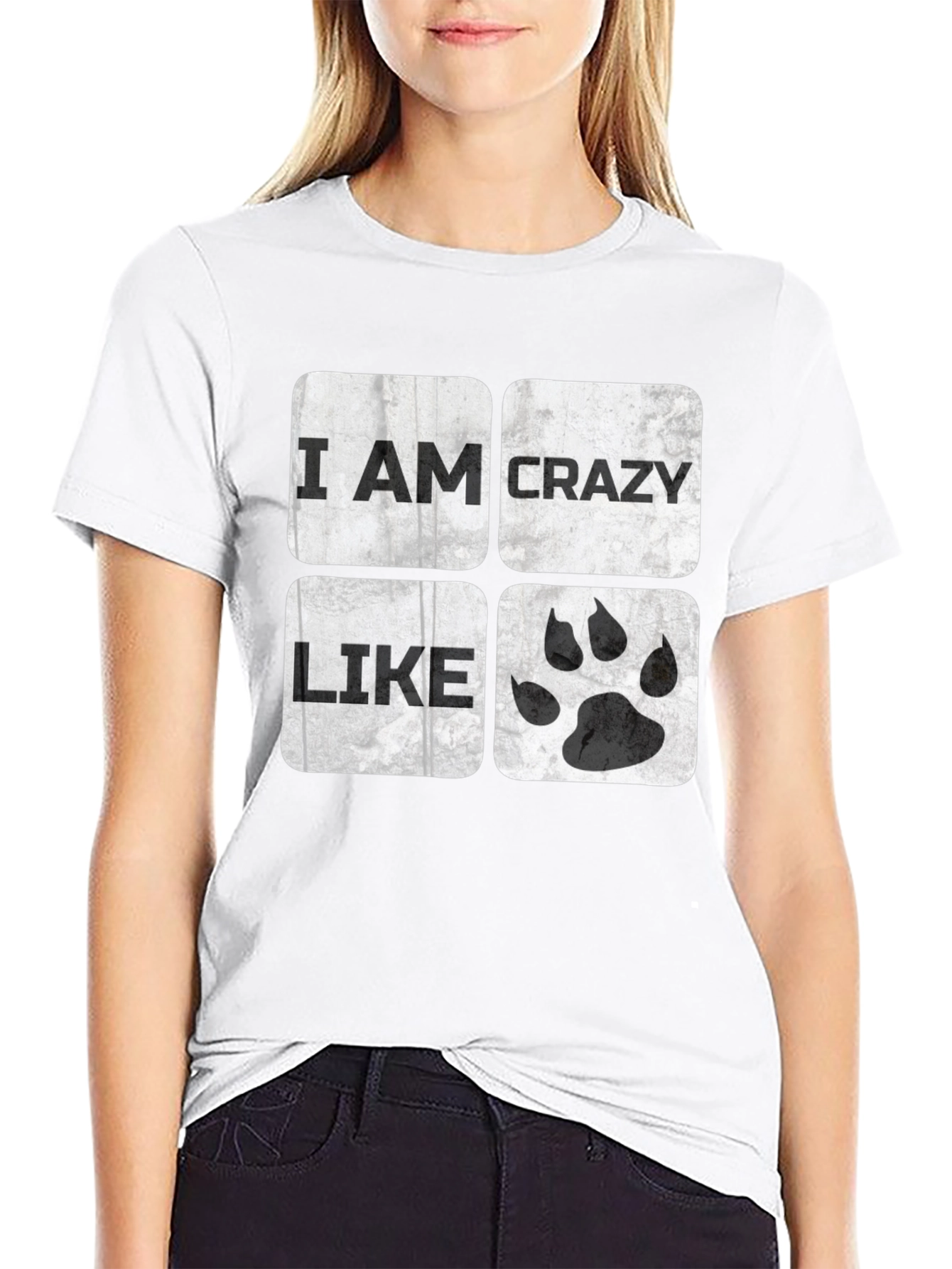 Crazy Like T-Shirt | Funny Animal Paw Tee