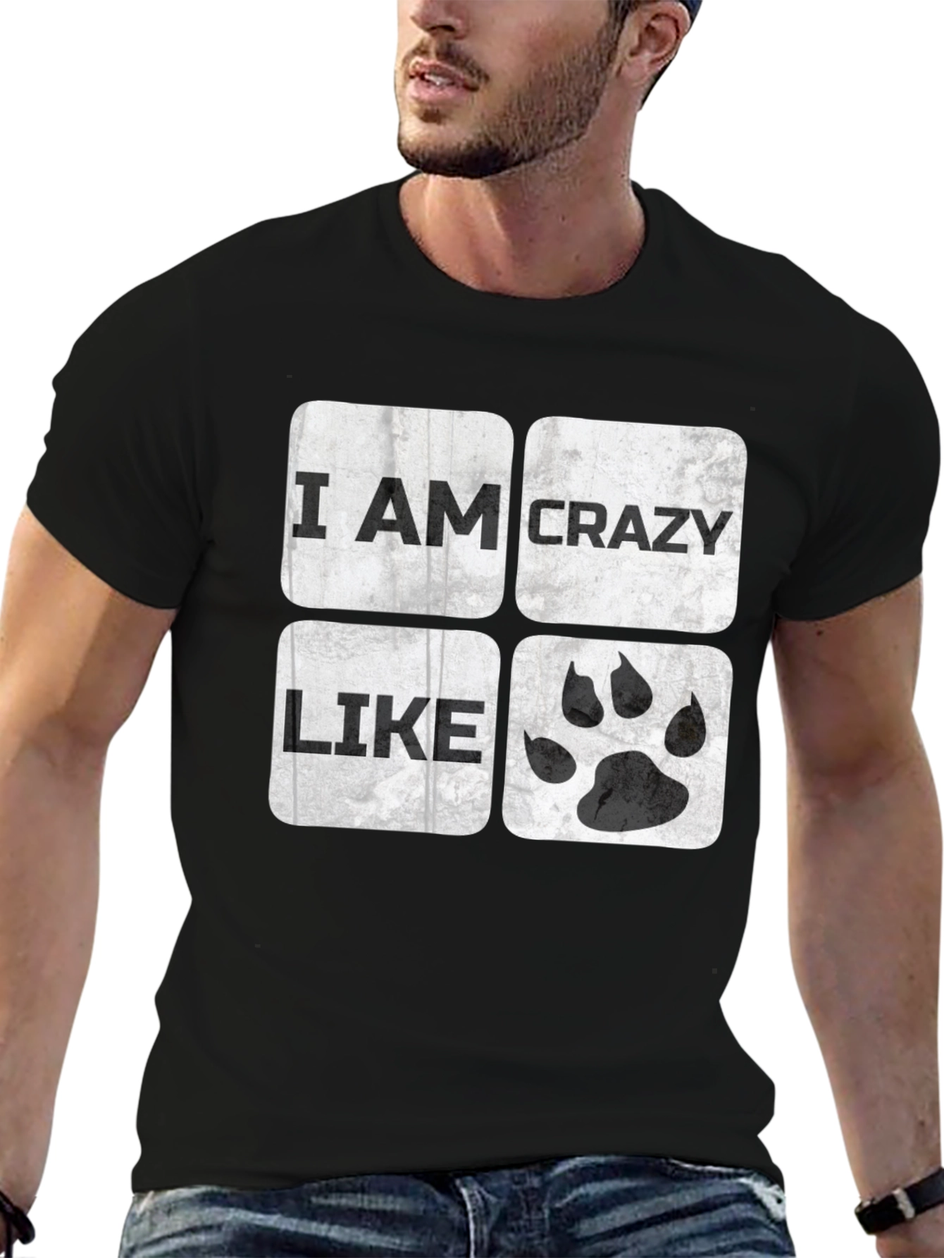 Crazy Like T-Shirt | Funny Animal Paw Tee