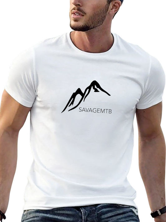SavageMTB Mountain Graphic Black T-Shirt