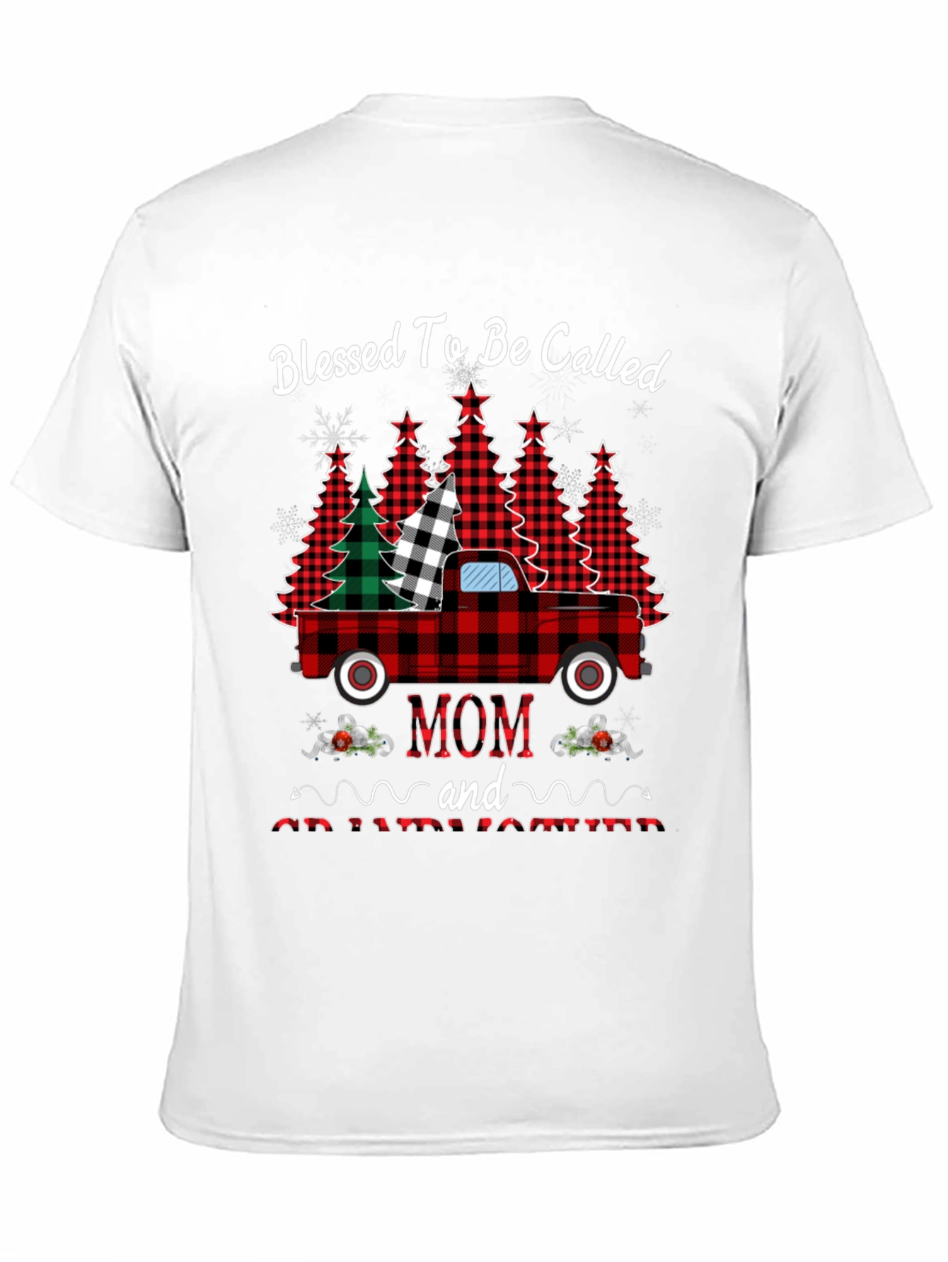 Blessed Mom Christmas Truck T-Shirt
