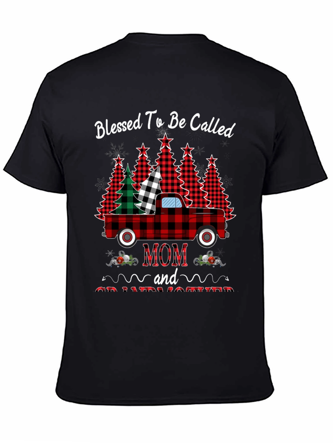 Blessed Mom Christmas Truck T-Shirt
