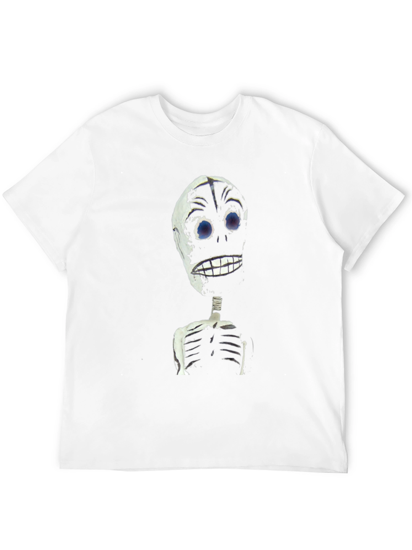 Skeleton Graphic Tee - Creepy Cool Black T-Shirt