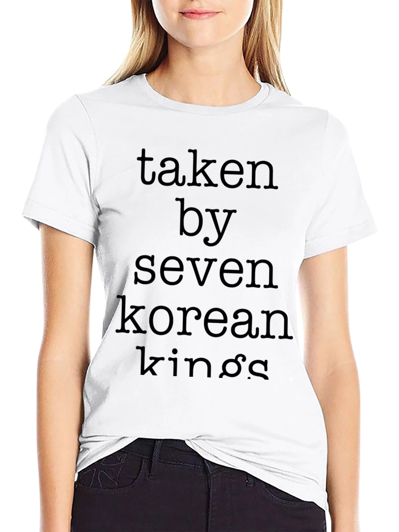 Taken by Seven Korean Kings Black T-Shirt