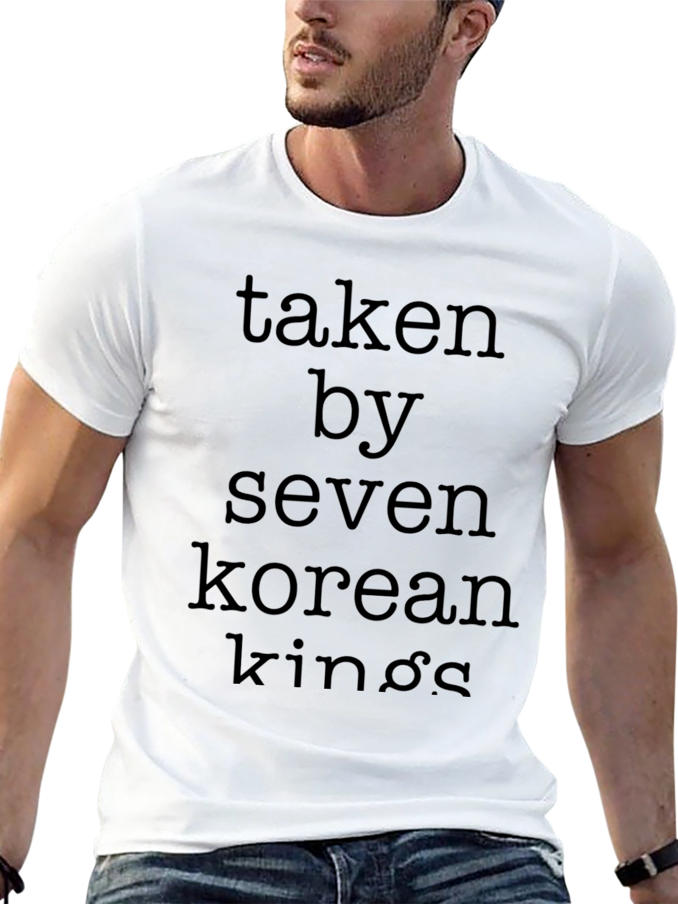 Taken by Seven Korean Kings Black T-Shirt