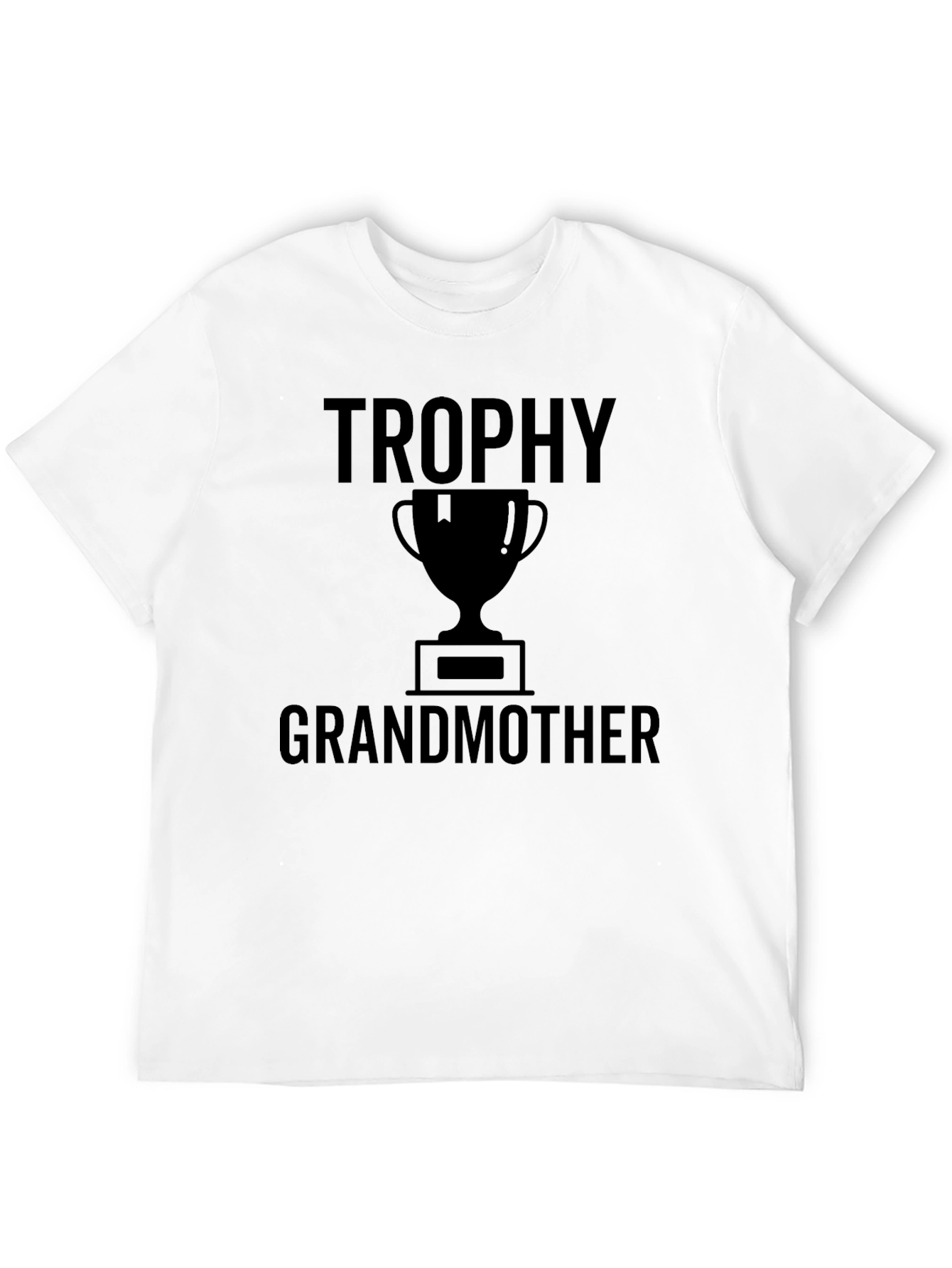 Trophy Grandmother Graphic Tee - Black Cotton T-Shirt