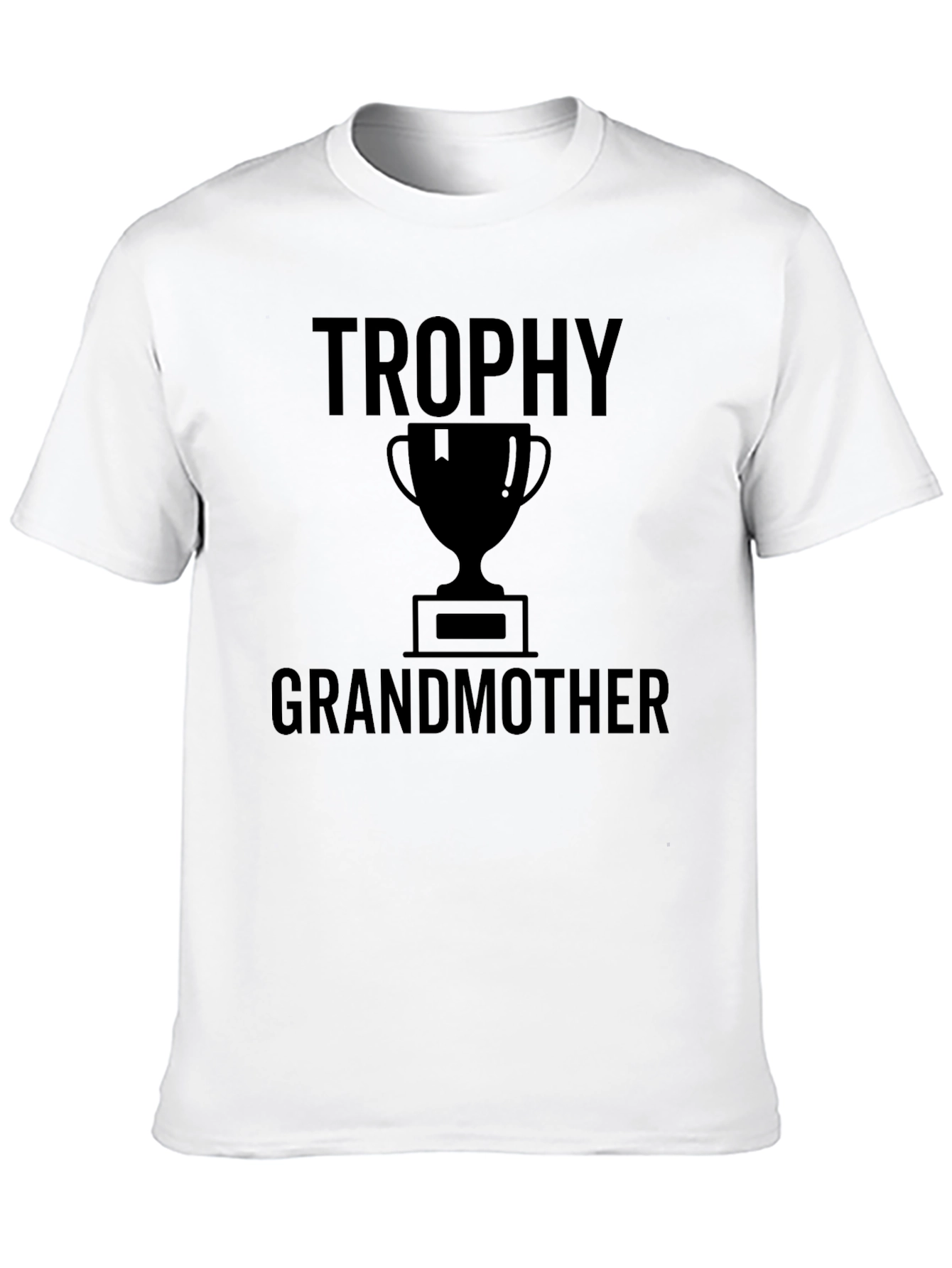 Trophy Grandmother Graphic Tee - Black Cotton T-Shirt