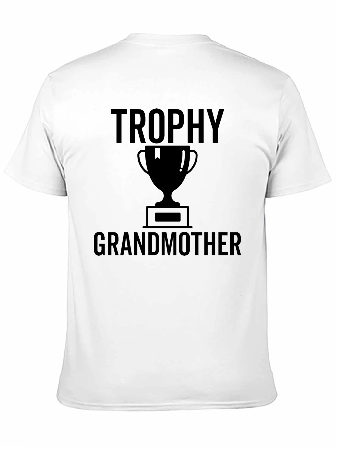 Trophy Grandmother Graphic Tee - Black Cotton T-Shirt
