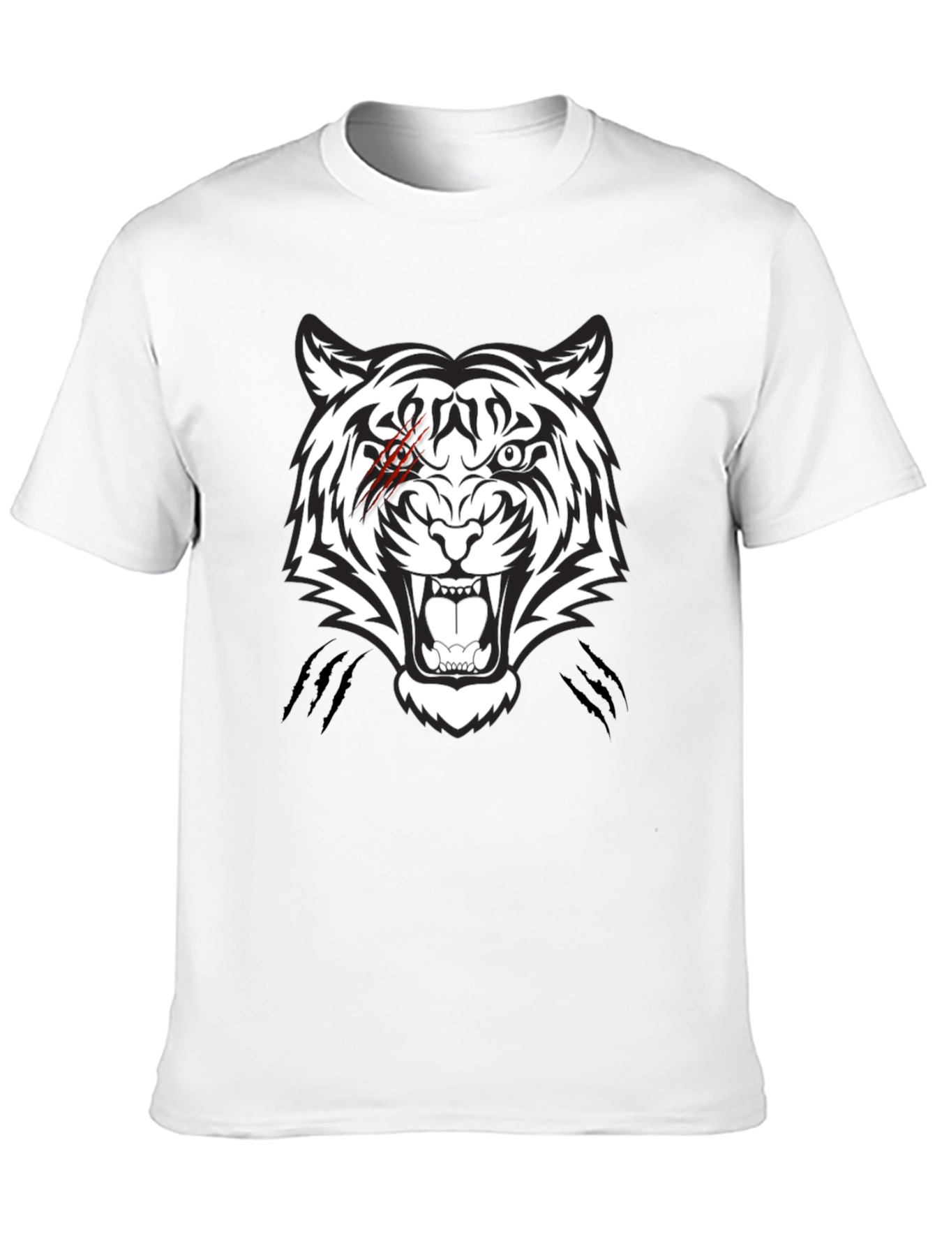 Tiger Graphic T-Shirt - Fierce Animal Design