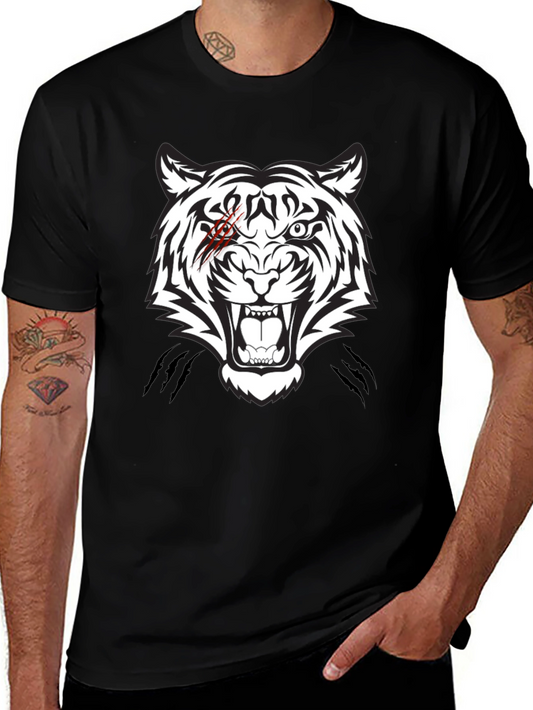 Tiger Graphic T-Shirt - Fierce Animal Design