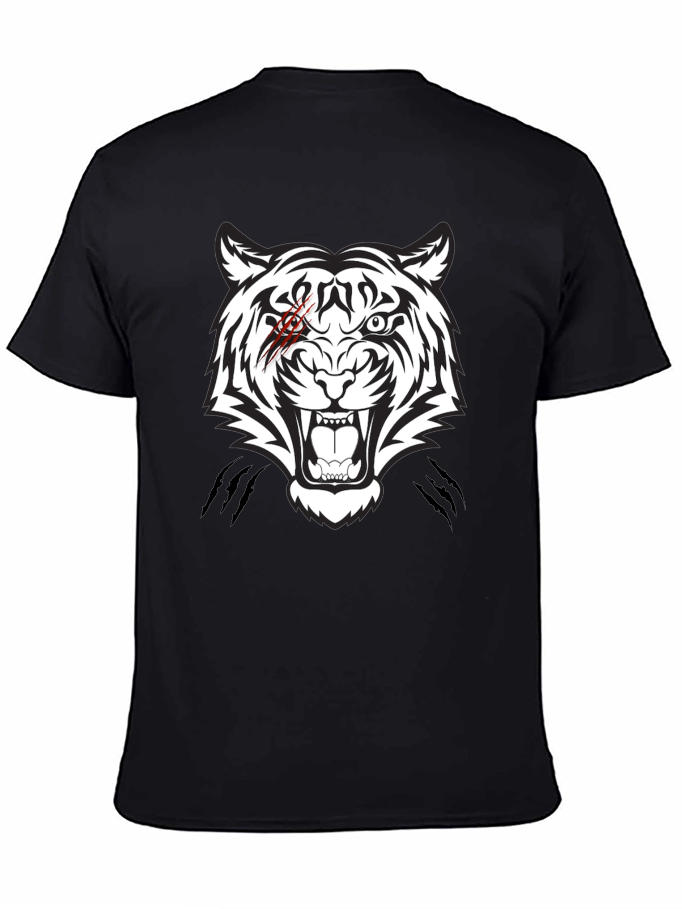 Tiger Graphic T-Shirt - Fierce Animal Design