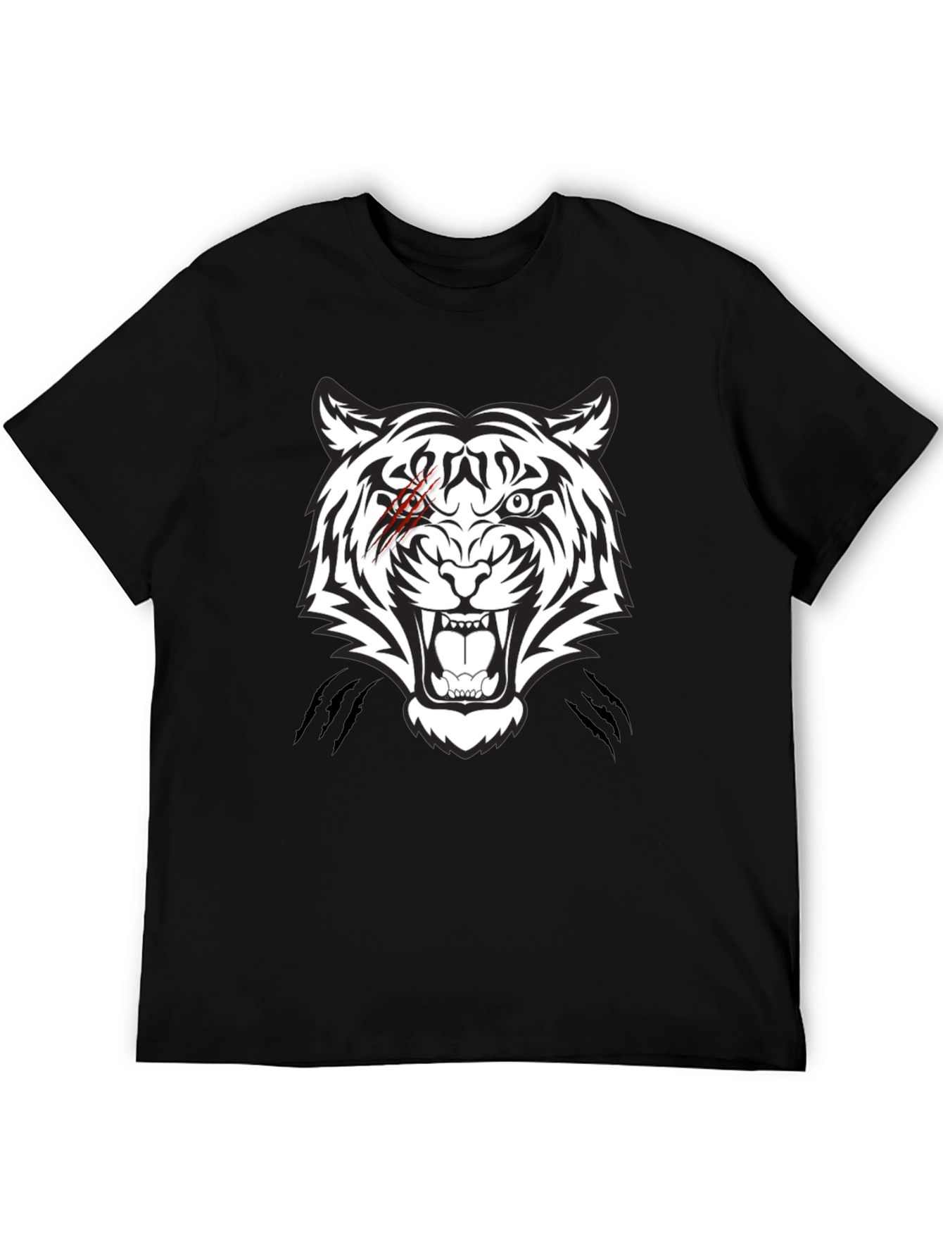 Tiger Graphic T-Shirt - Fierce Animal Design