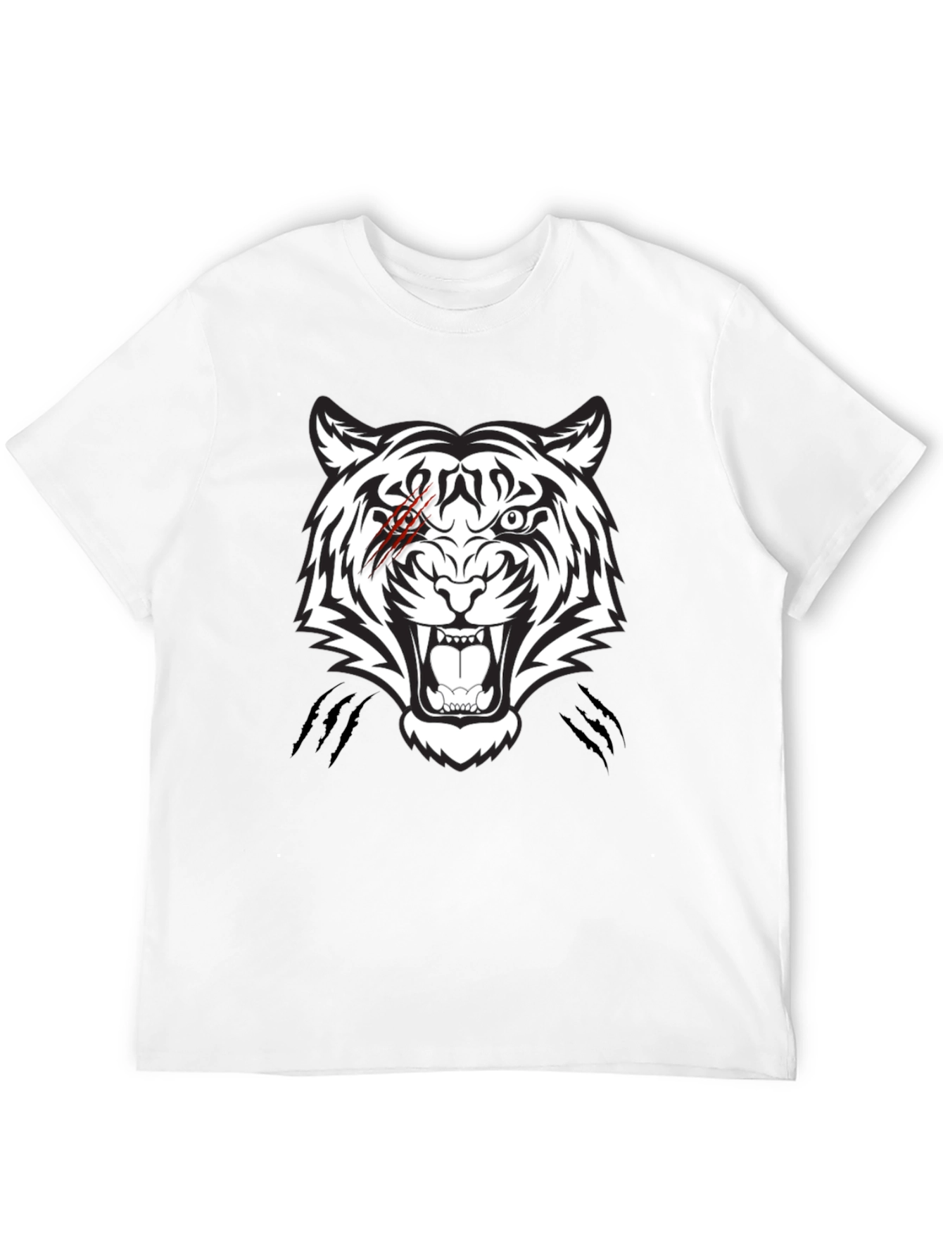 Tiger Graphic T-Shirt - Fierce Animal Design
