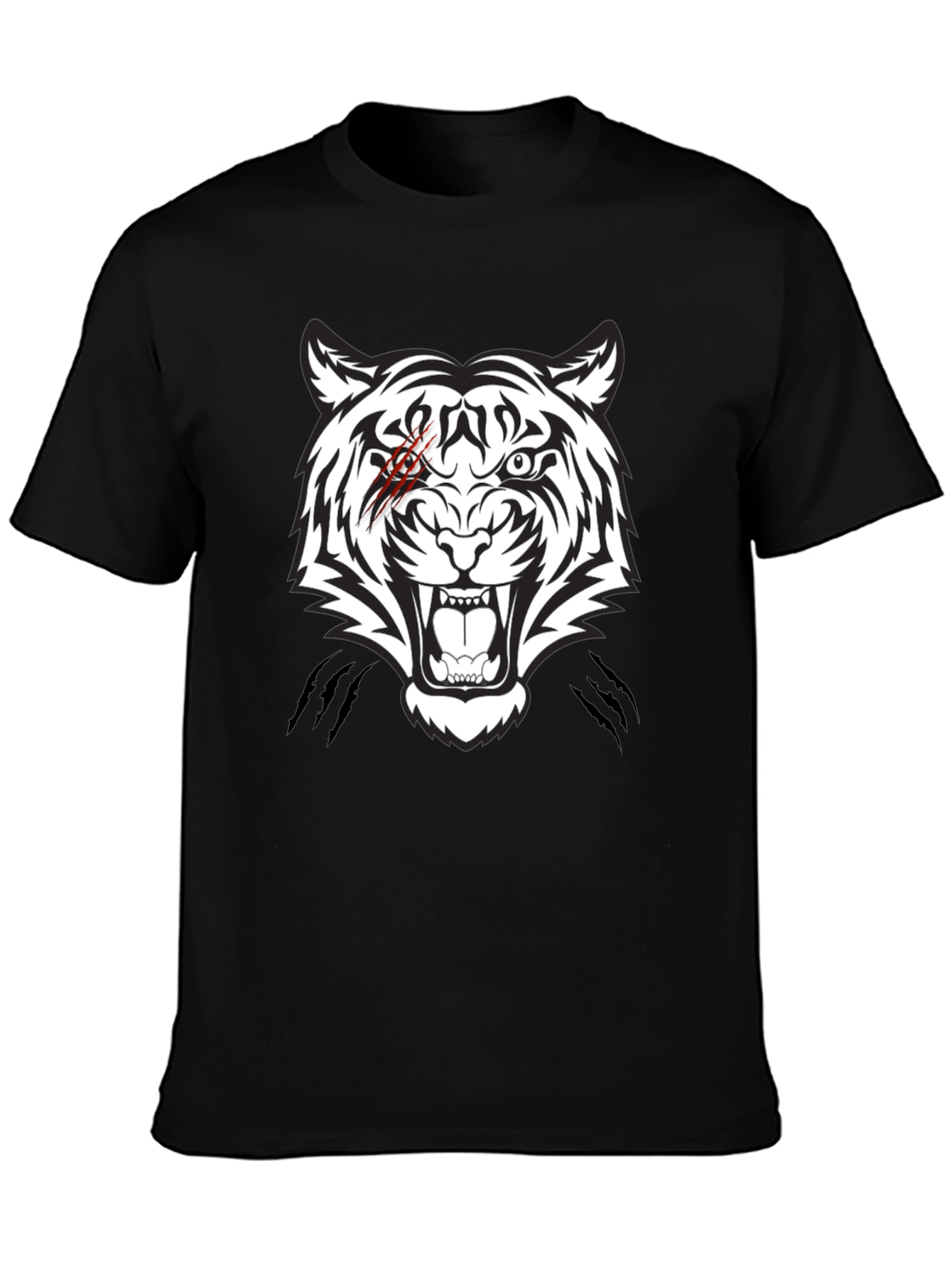Tiger Graphic T-Shirt - Fierce Animal Design