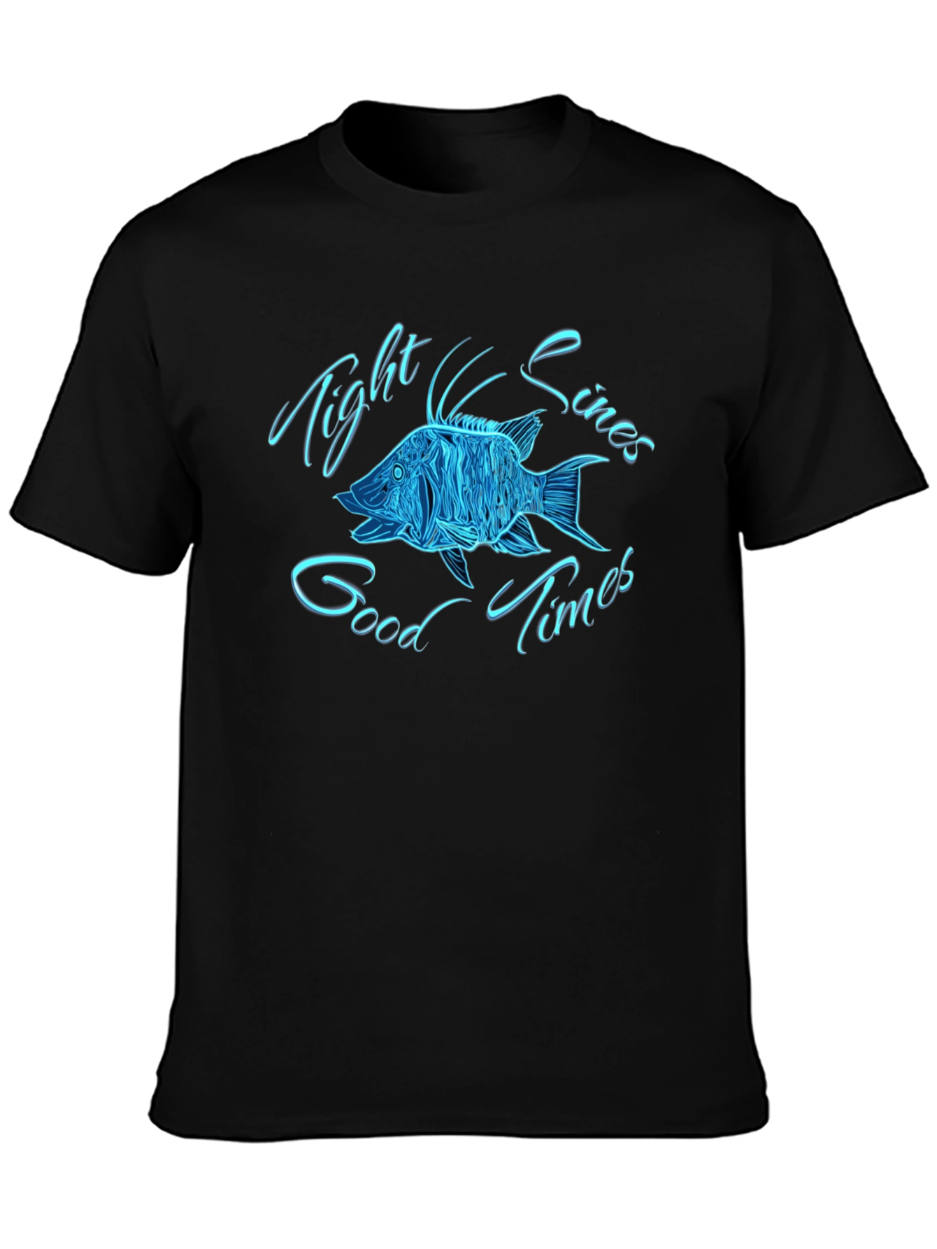 Tight Lines Good Times Fish Graphic Tee