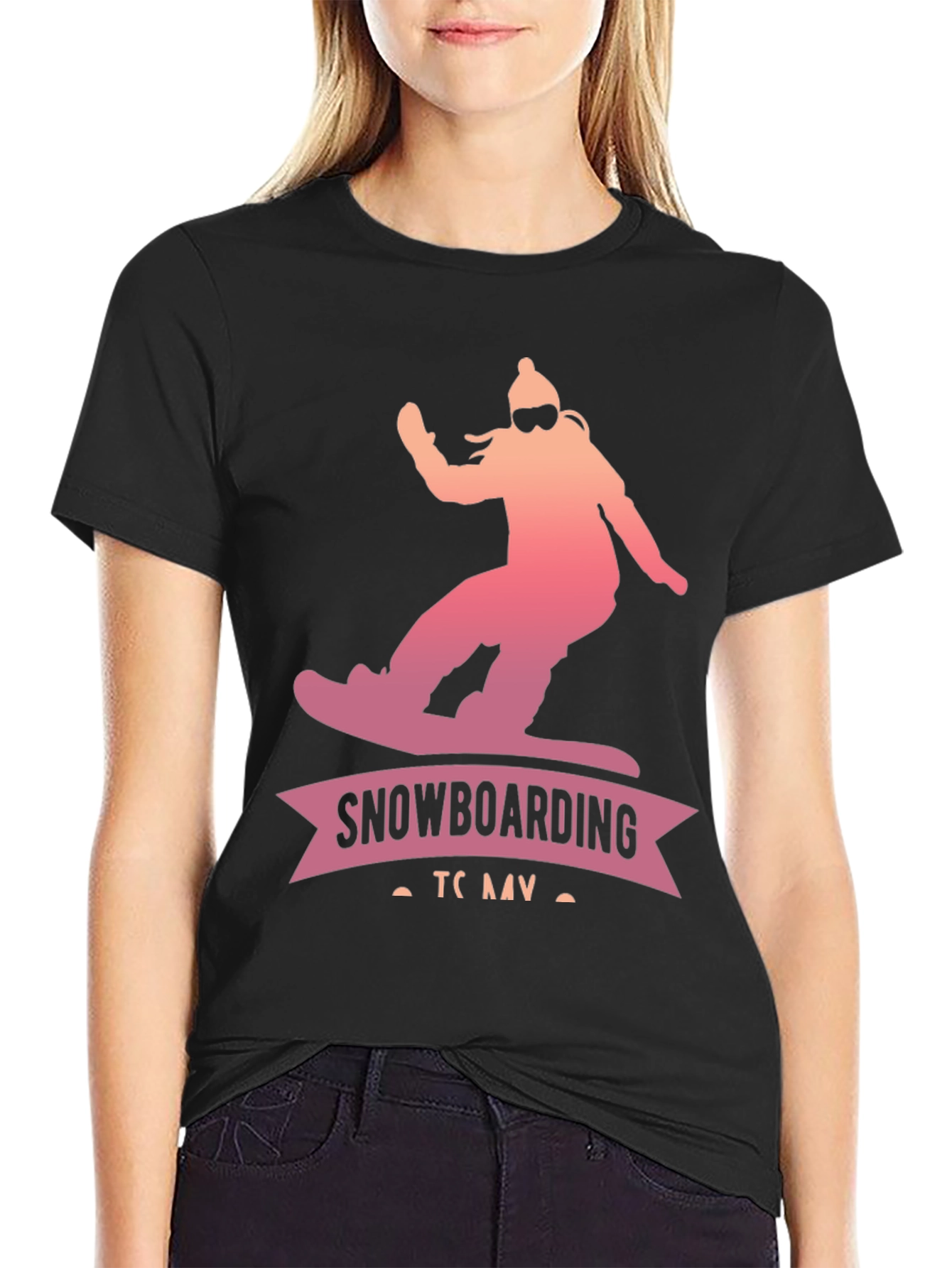 Snowboarding Graphic Tee - Winter Sports Apparel