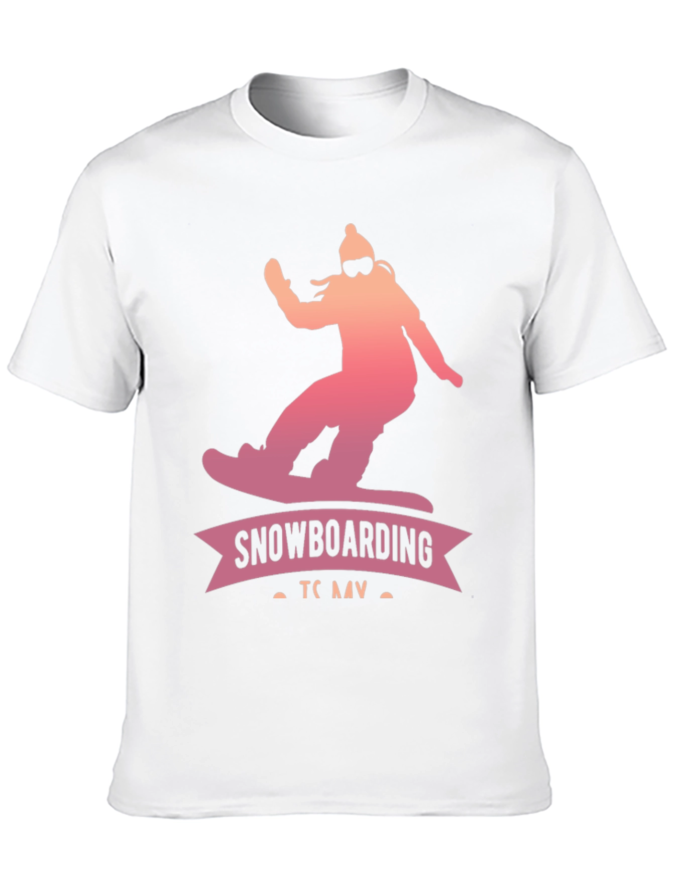 Snowboarding Graphic Tee - Winter Sports Apparel