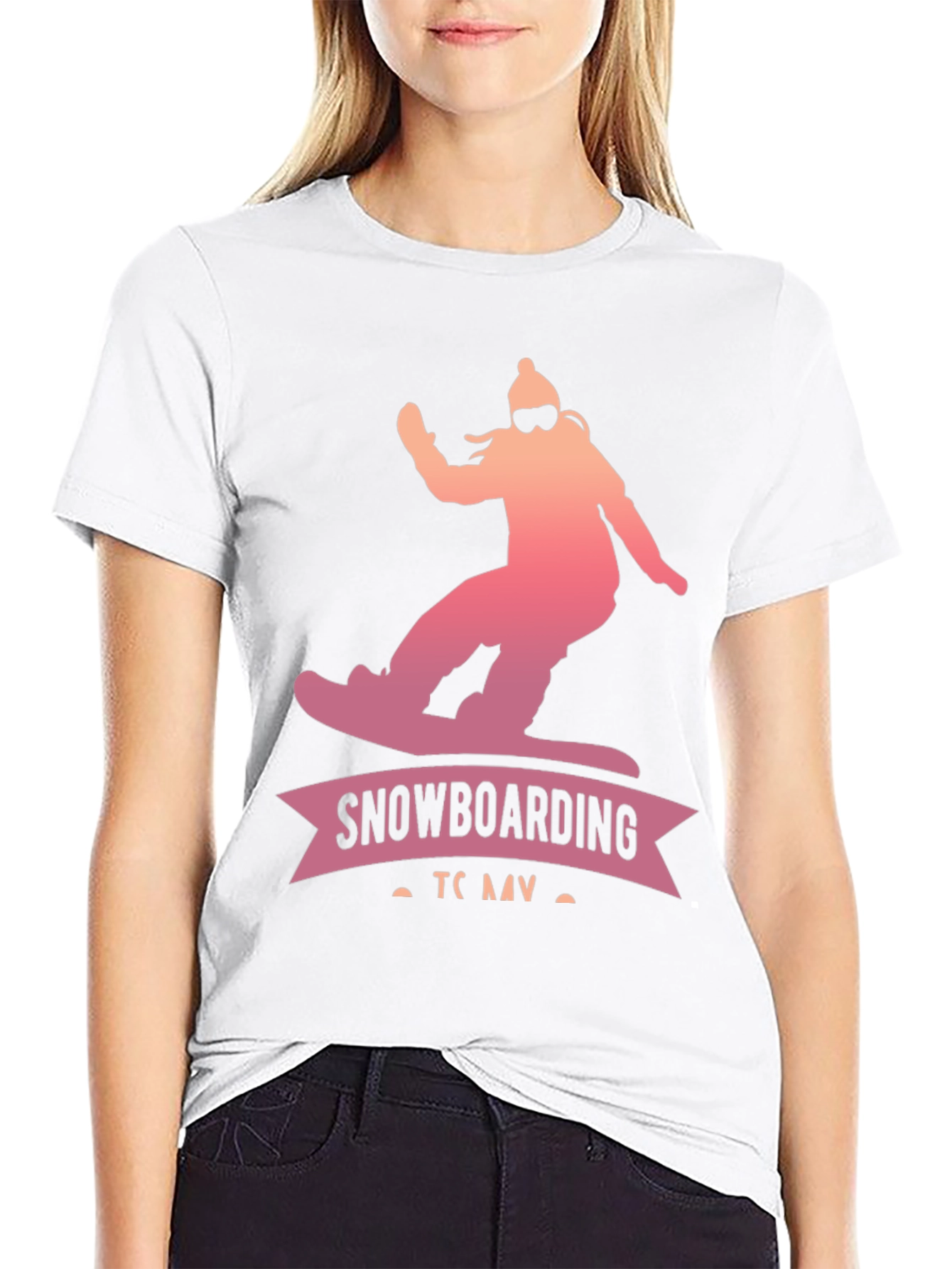 Snowboarding Graphic Tee - Winter Sports Apparel