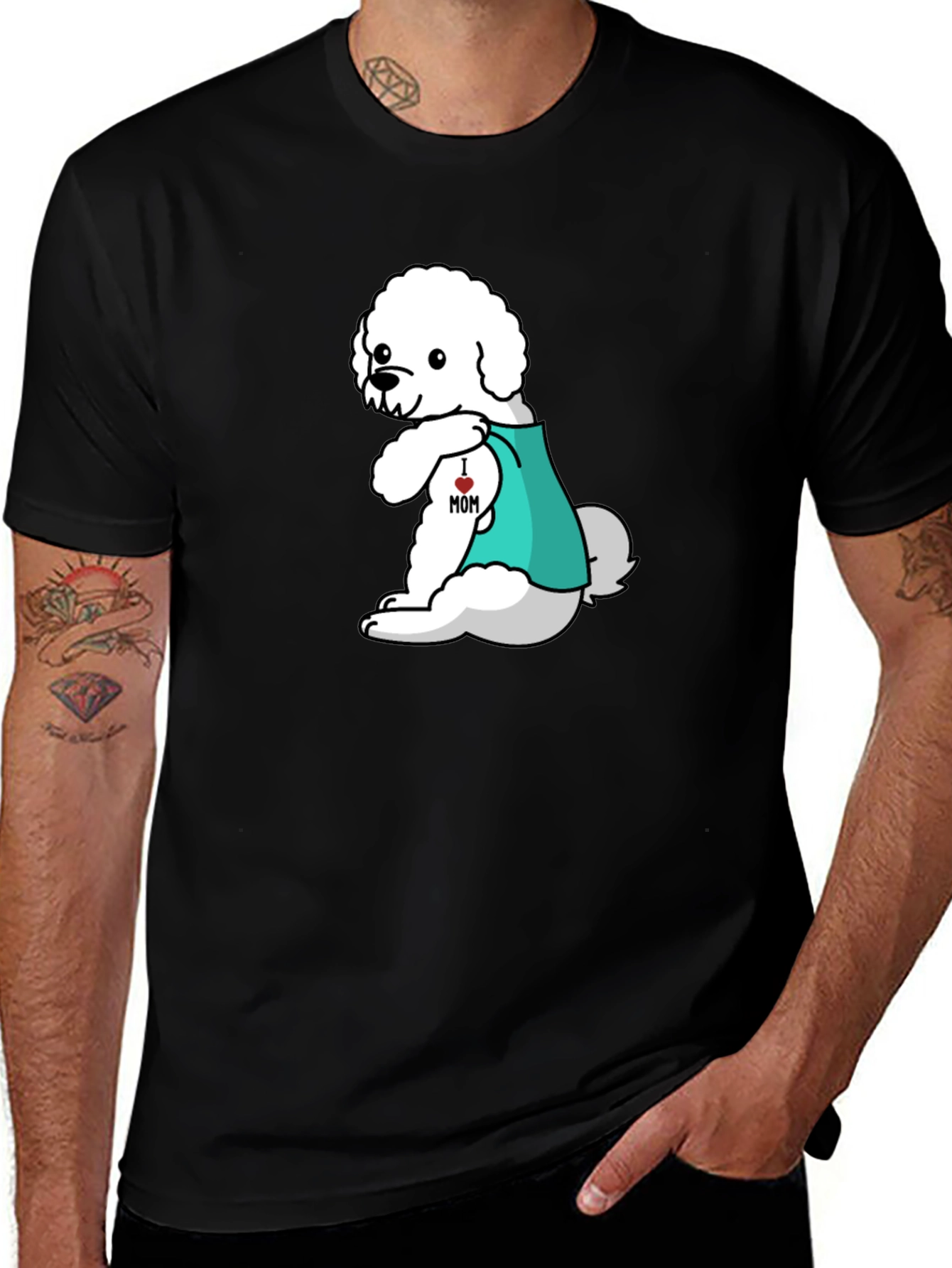 Dog Mom Tattoo T-Shirt