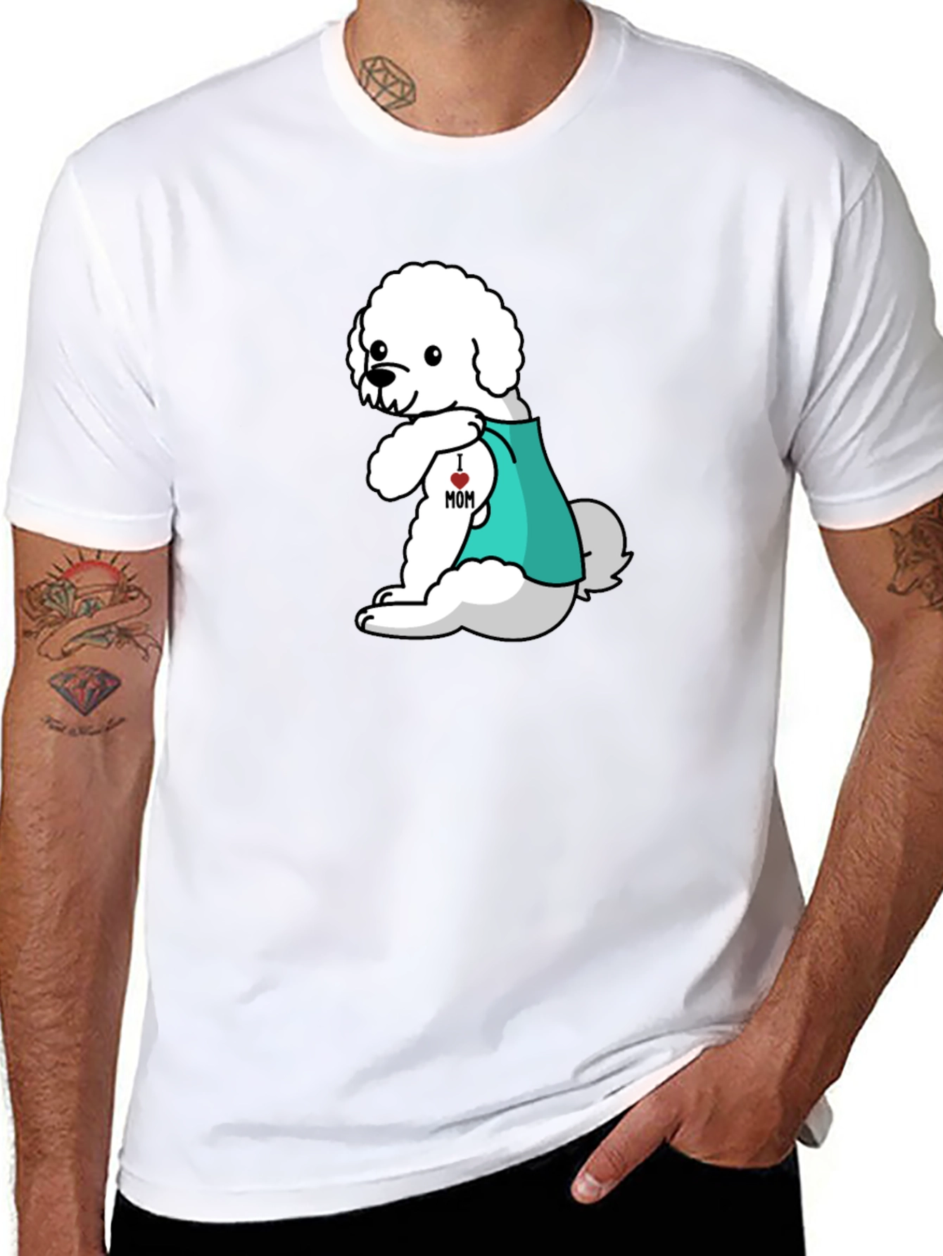 Dog Mom Tattoo T-Shirt