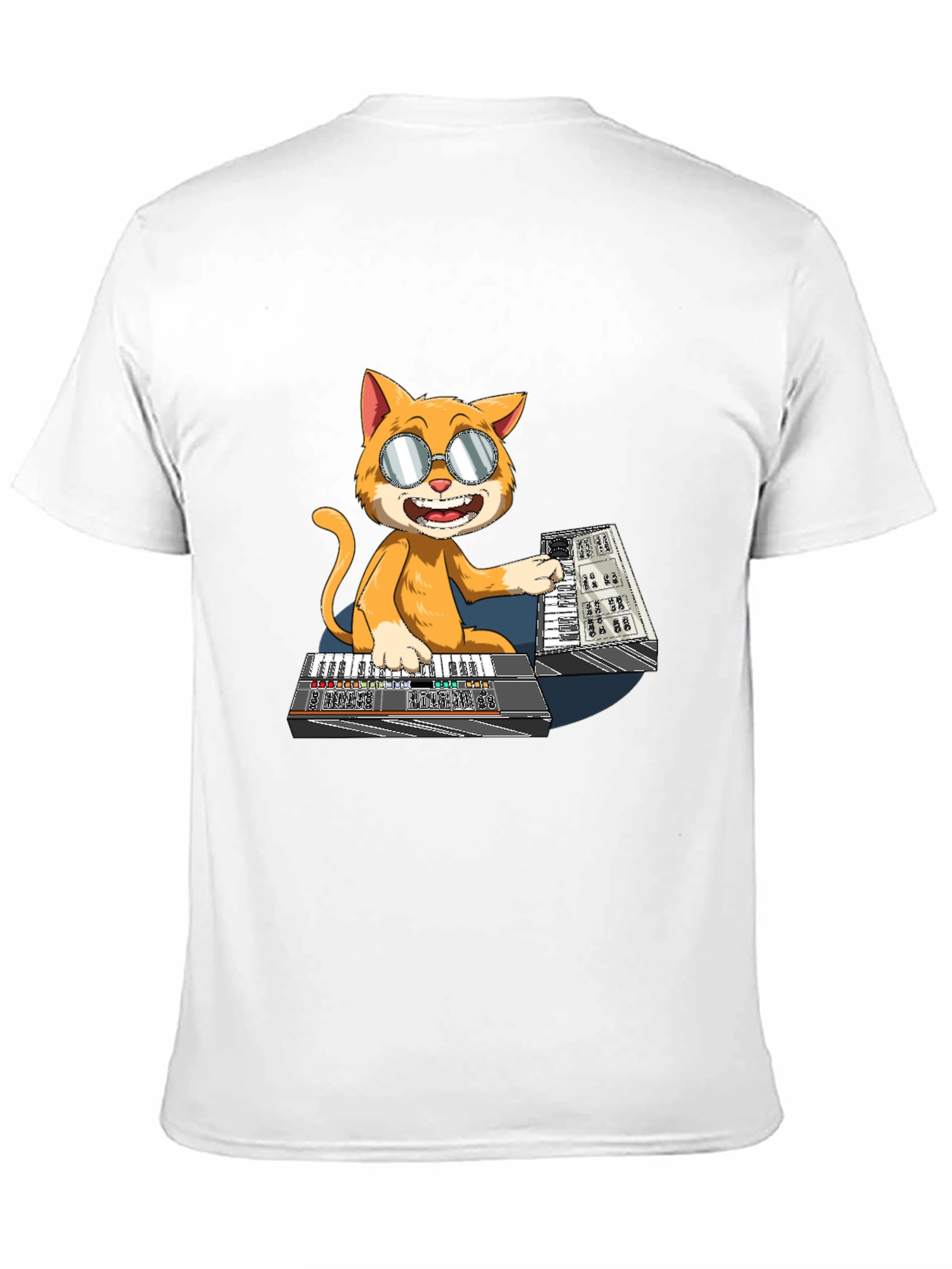 Cool Cat Keyboardist T-Shirt