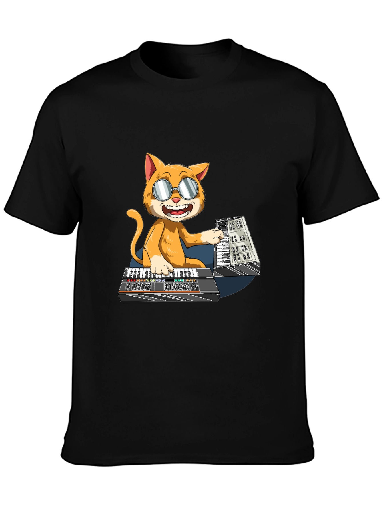 Cool Cat Keyboardist T-Shirt