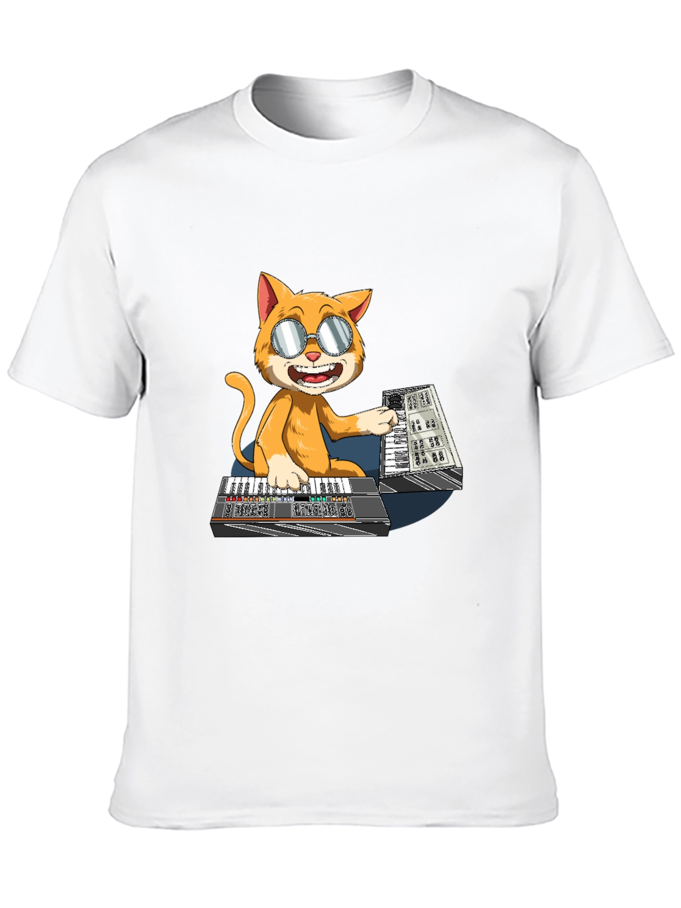 Cool Cat Keyboardist T-Shirt