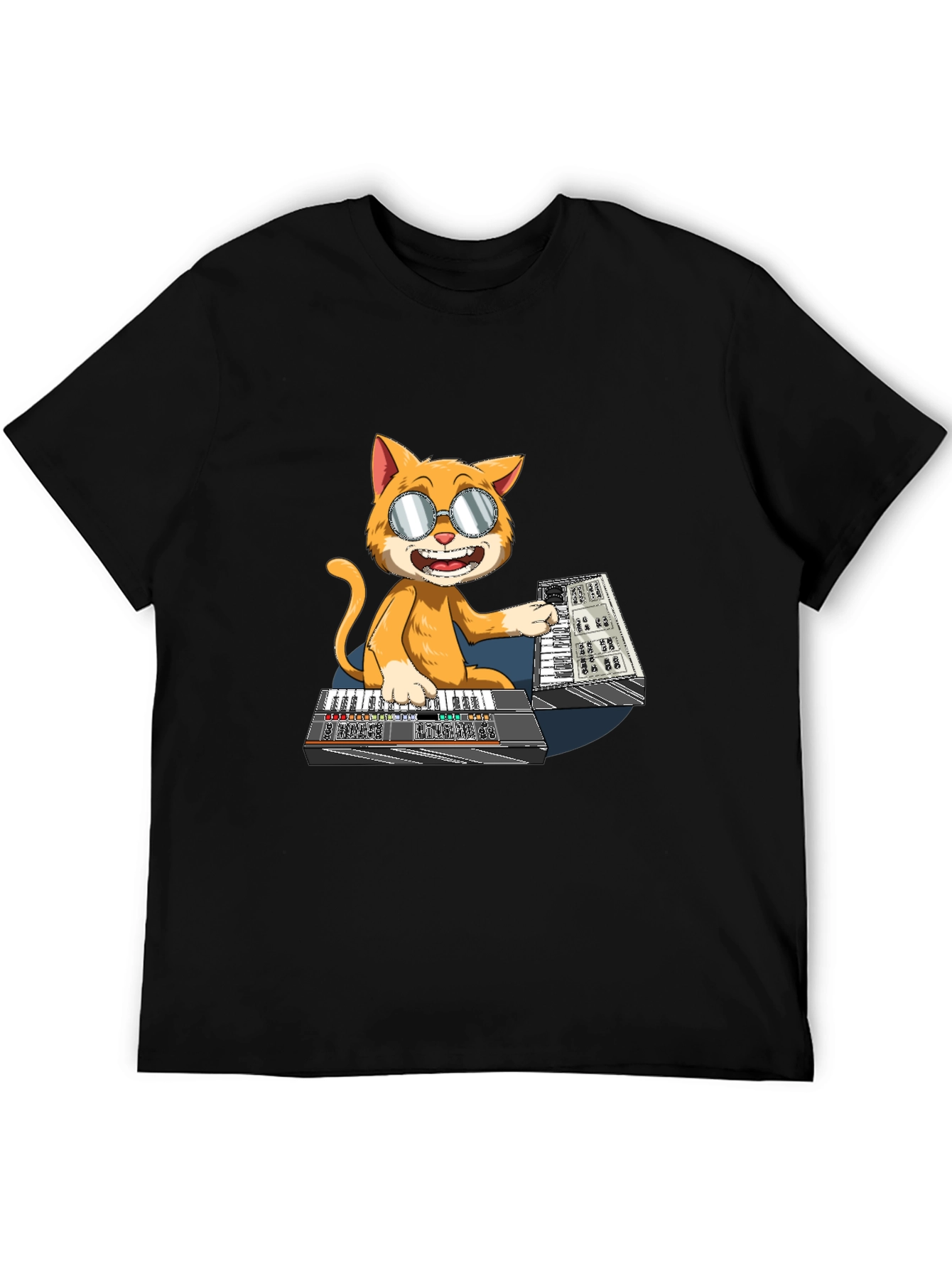 Cool Cat Keyboardist T-Shirt