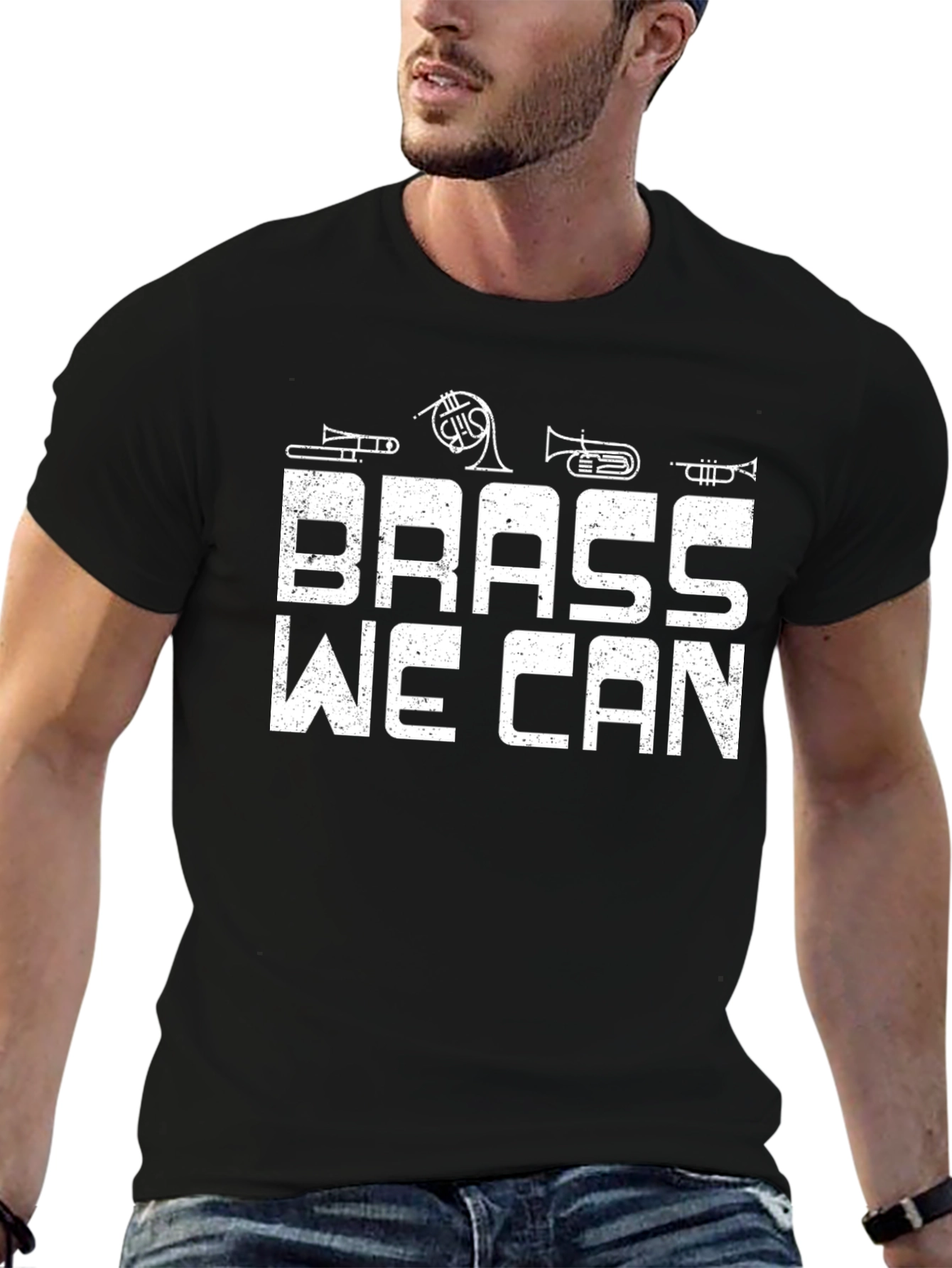 Brass We Can T-Shirt - Funny Music Band Tee