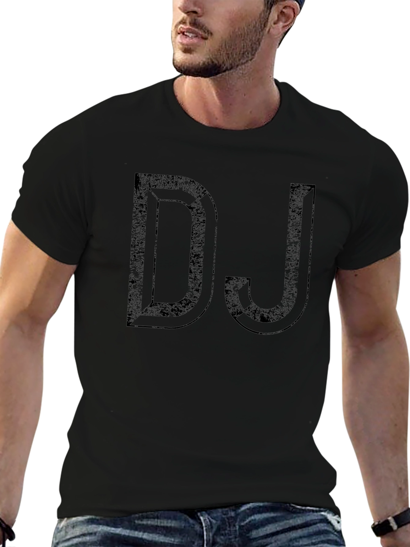 DJ Graphic Black T-Shirt - Music Lover Apparel