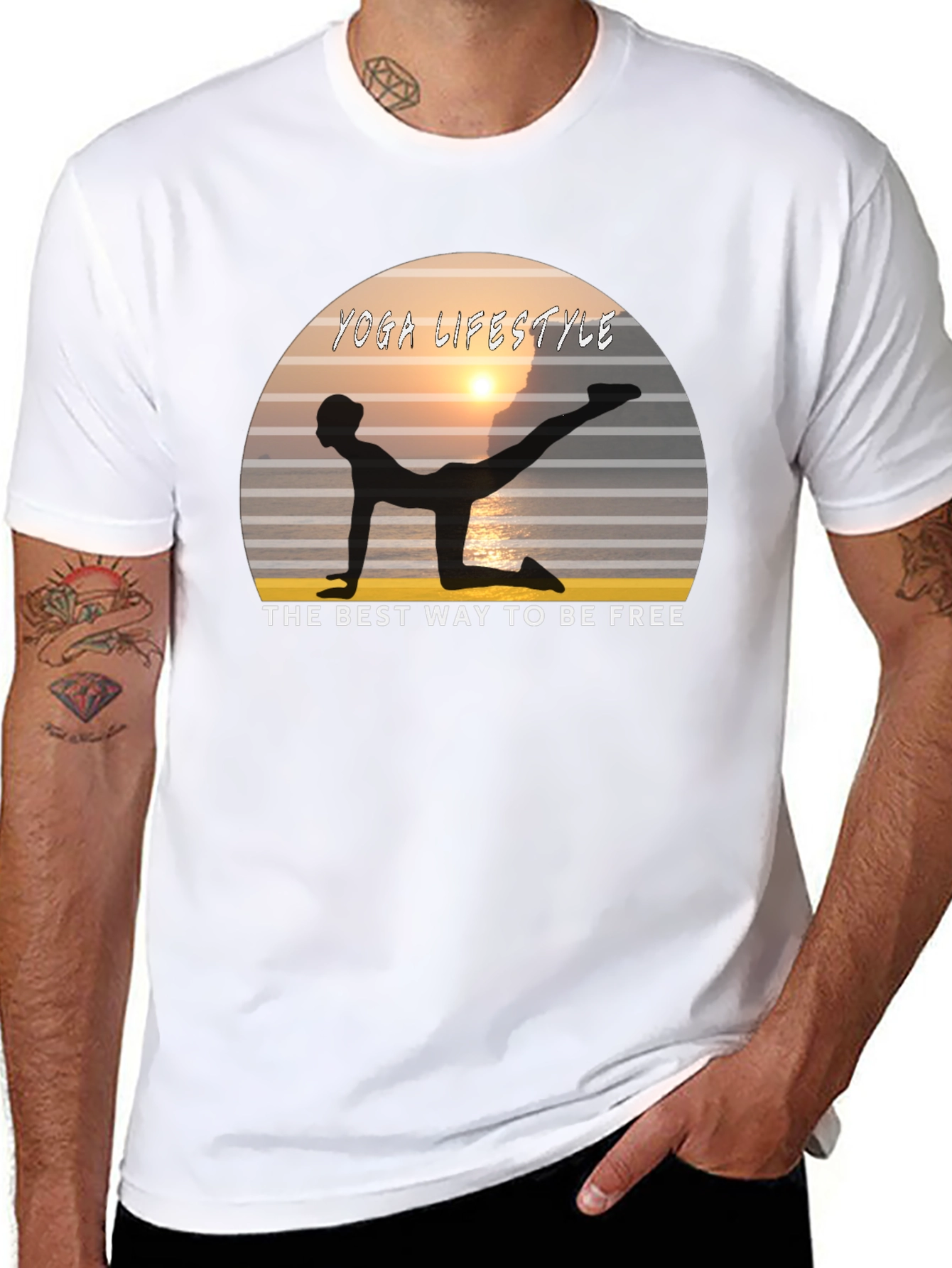 Yoga Lifestyle T-Shirt - Relaxed Fit