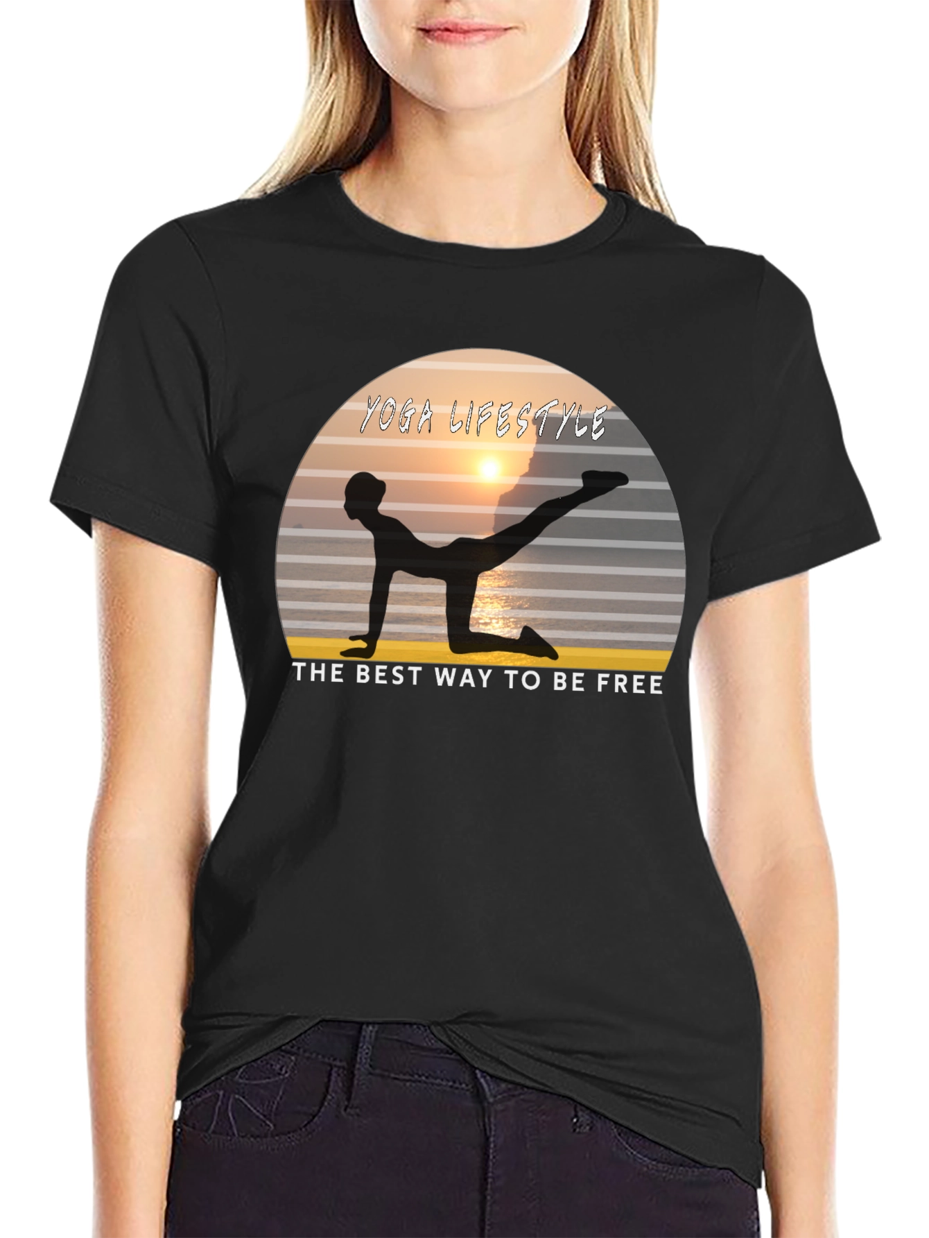 Yoga Lifestyle T-Shirt - Relaxed Fit